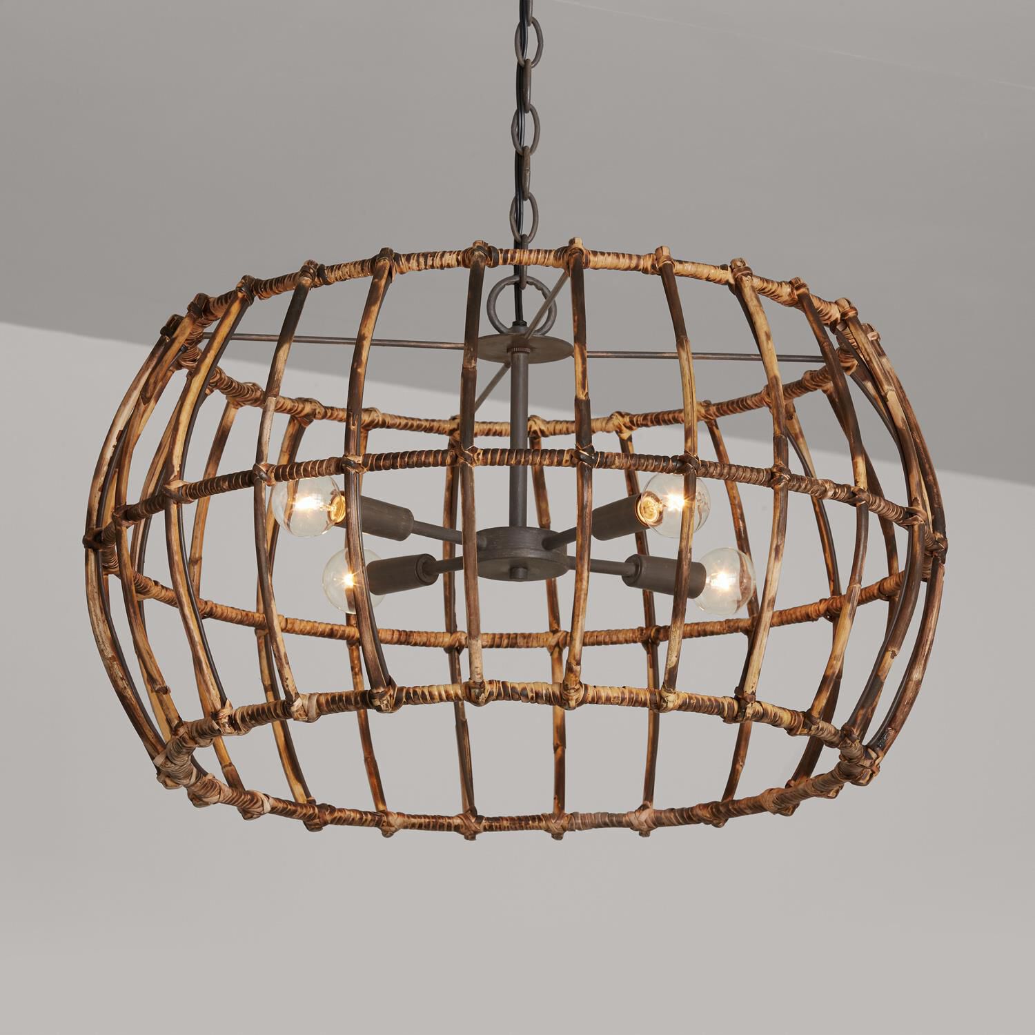 Shown in Blazed Rattan And Nordic Grey finish