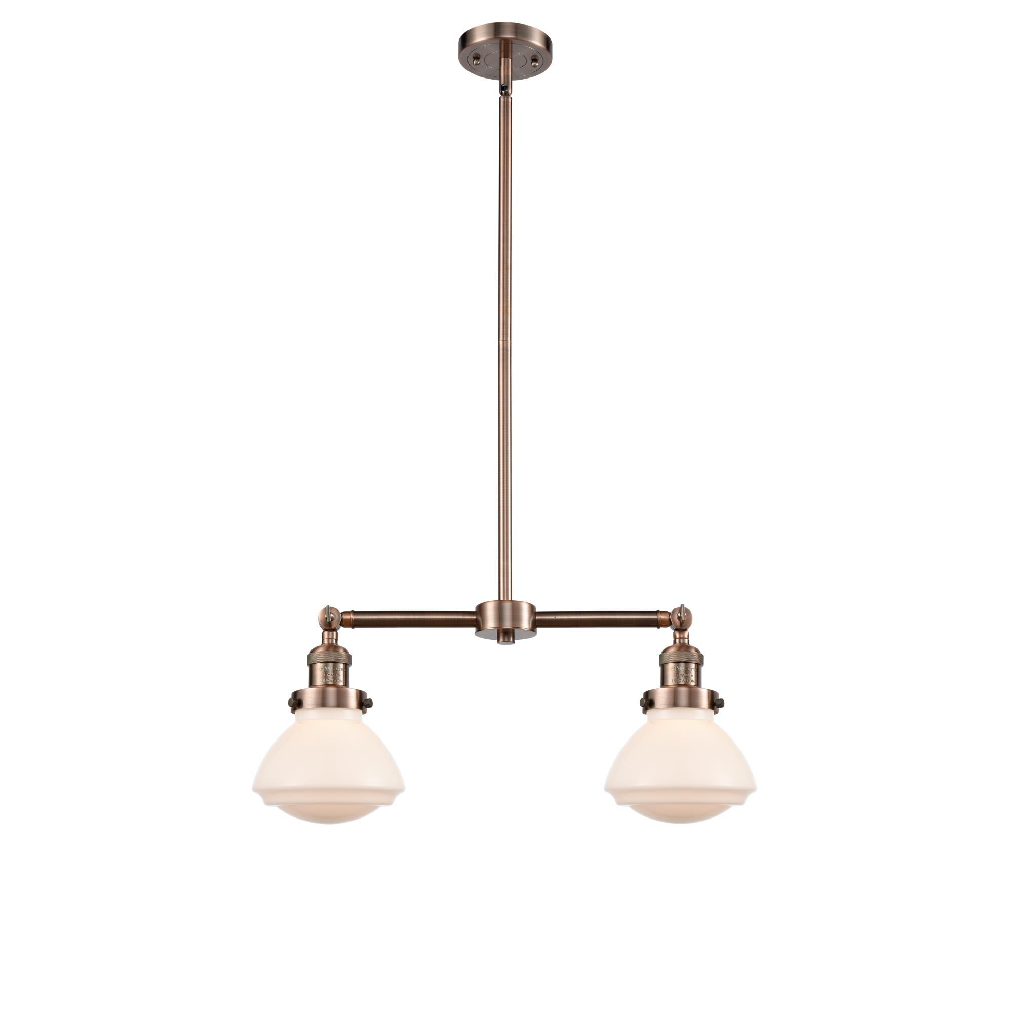 Bruno Marashlian Olean 21 Inch 2 Light Mini Chandelier by Innovations Lighting
