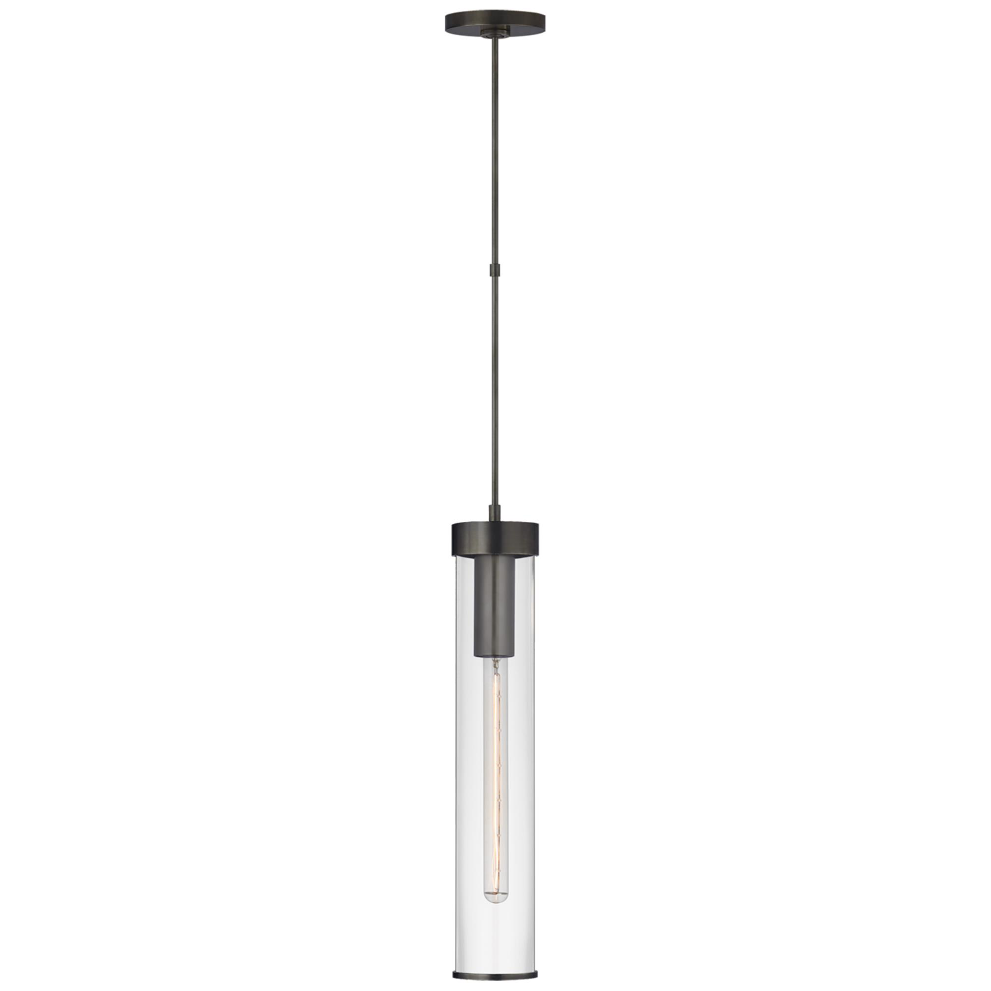 Shown in Bronze finish and Clear glass