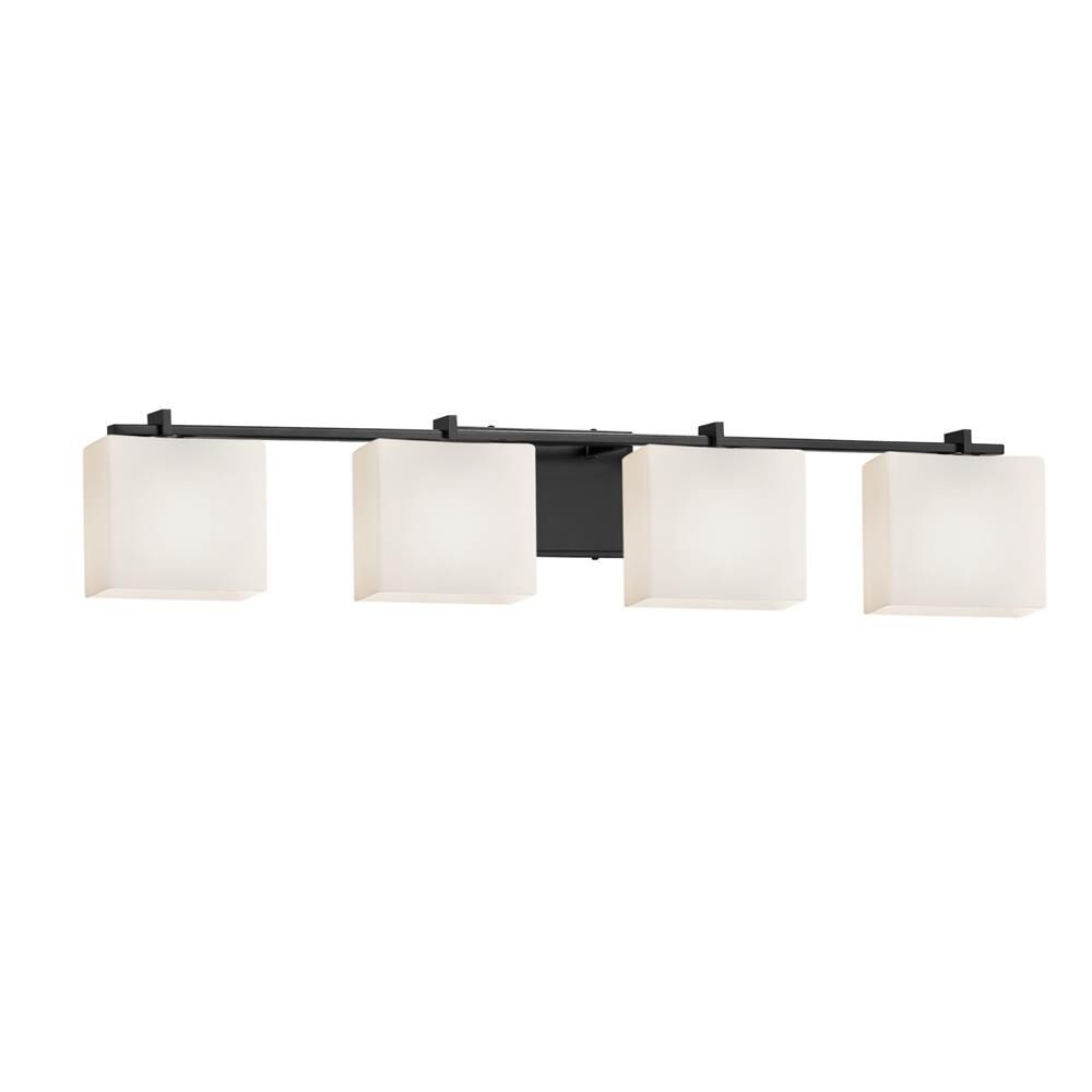Fusion 35 Inch 4 Light Bath Vanity Light by Justice Design Group