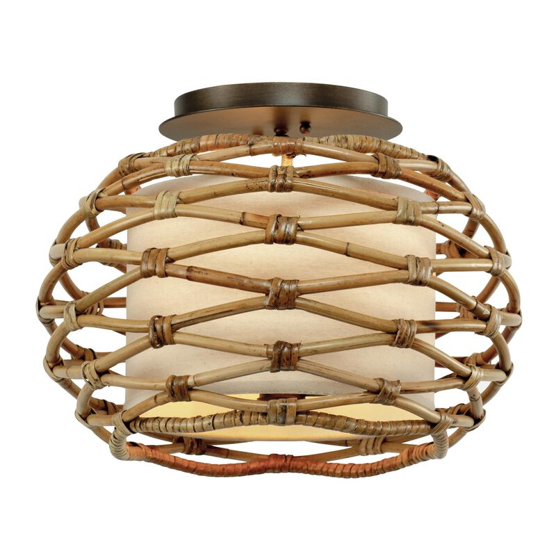Balboa 15 Inch 3 Light Semi Flush Mount by Troy Lighting