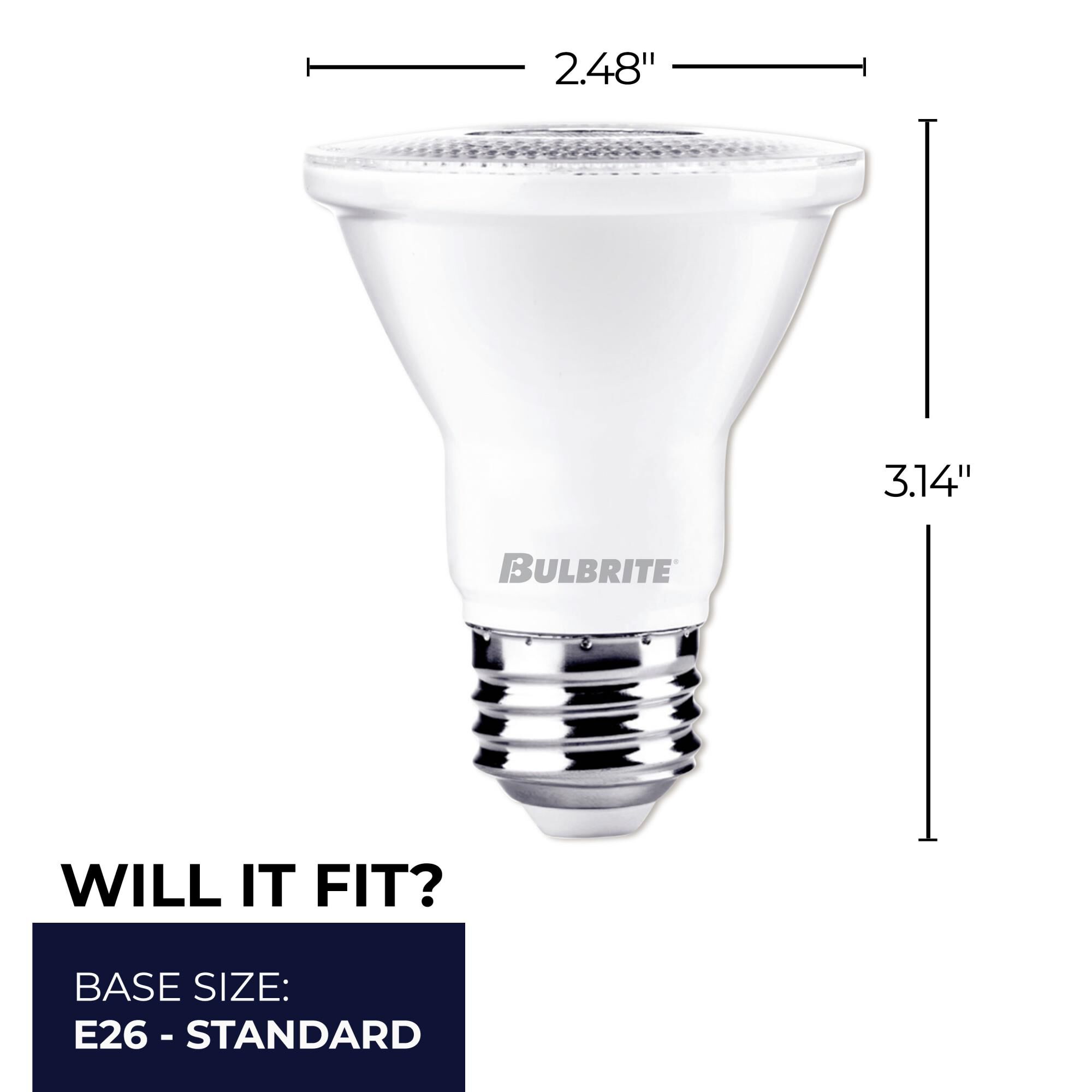 7 Watt 4000K PAR20 LED Light Bulb,