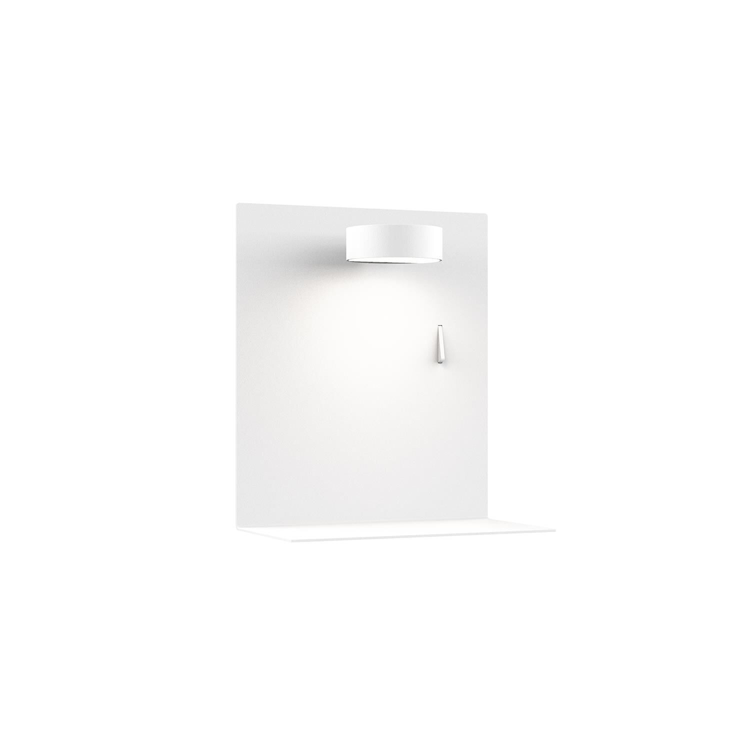 Shown in White finish and Frosted Acrylic glass