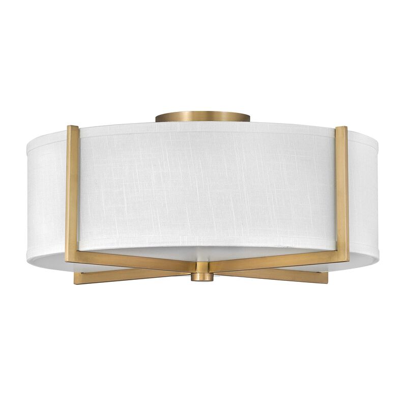 Axis 20 Inch 3 Light Semi Flush Mount by Hinkley