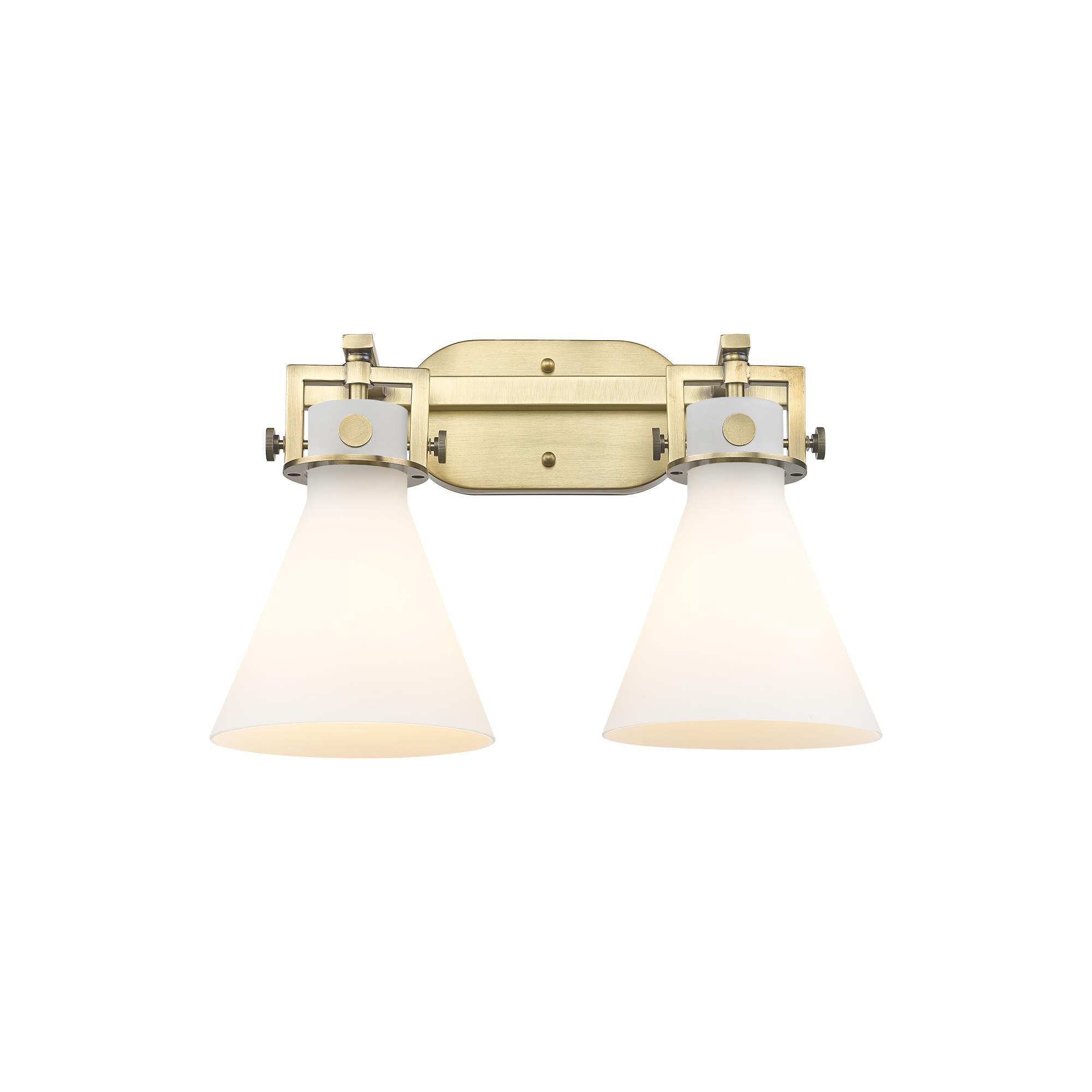 Bruno Marashlian Newton Cone 17 Inch 2 Light Bath Vanity Light by Innovations Lighting