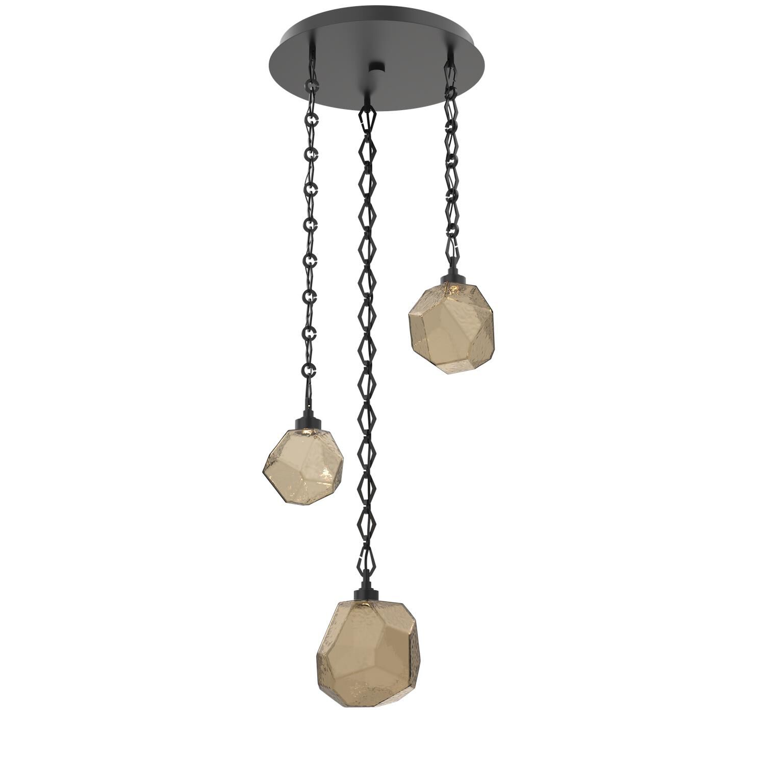 Levi Wilson Gem 21 Inch Multi Light Pendant by Hammerton Studio