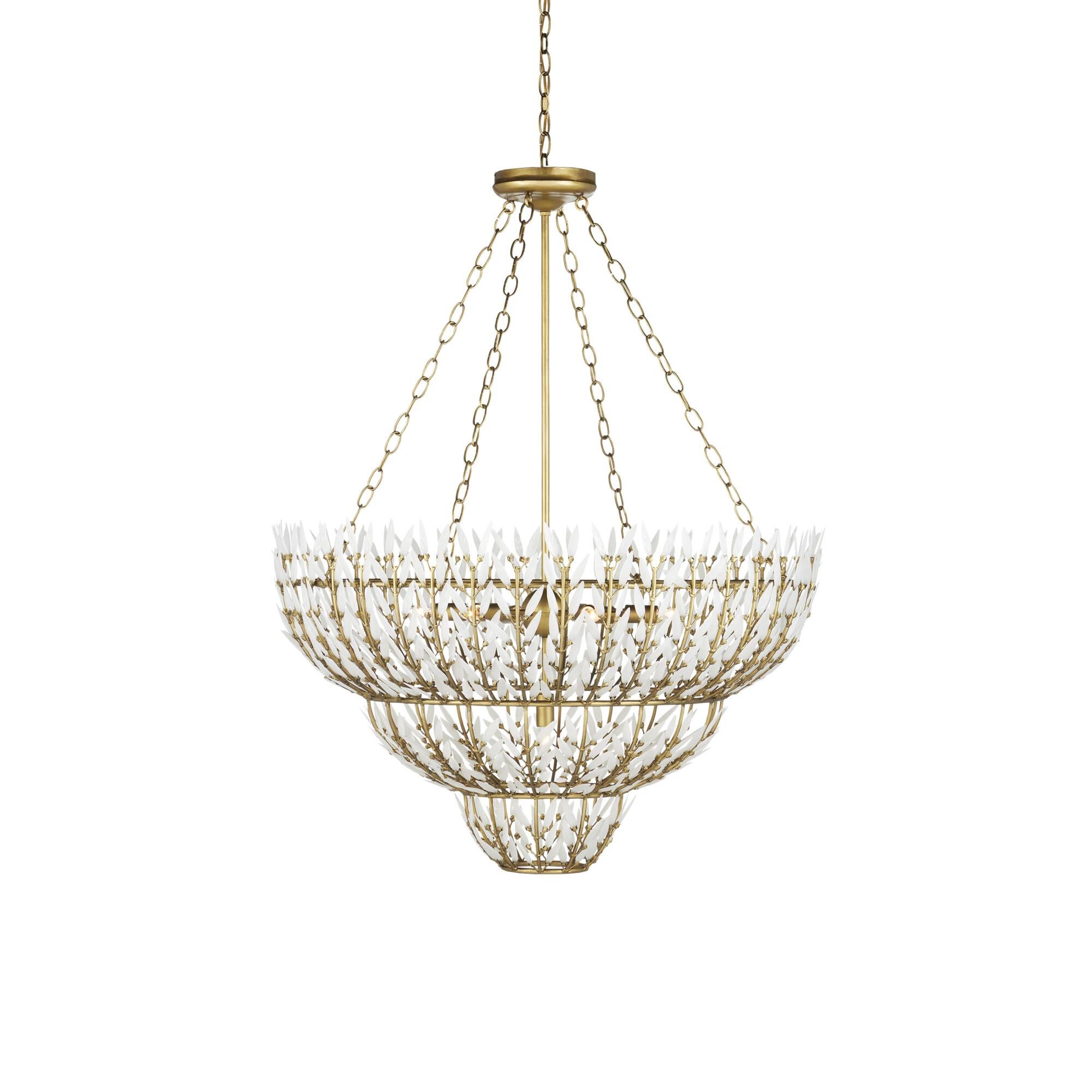 Shown in Brass/White finish