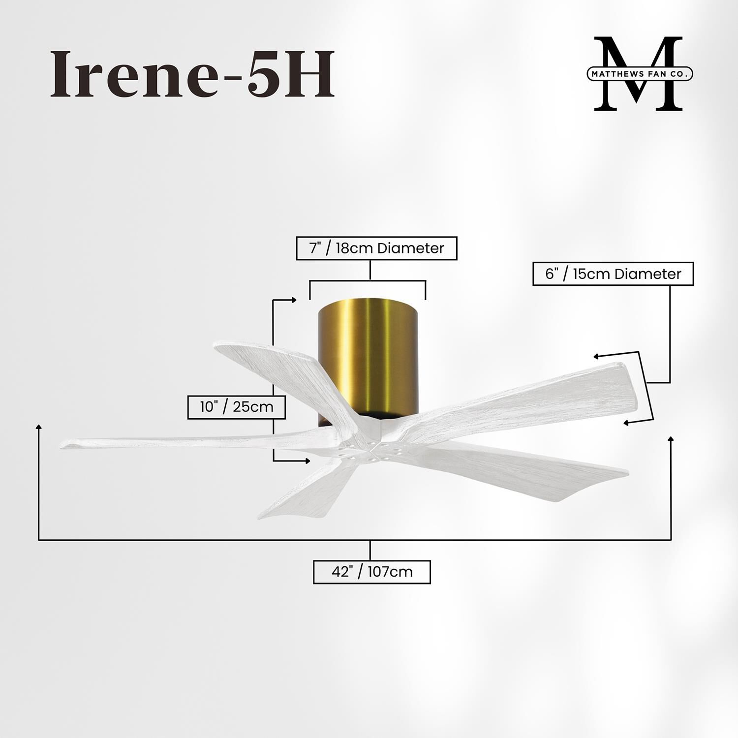 Shown in Brushed Brass finish