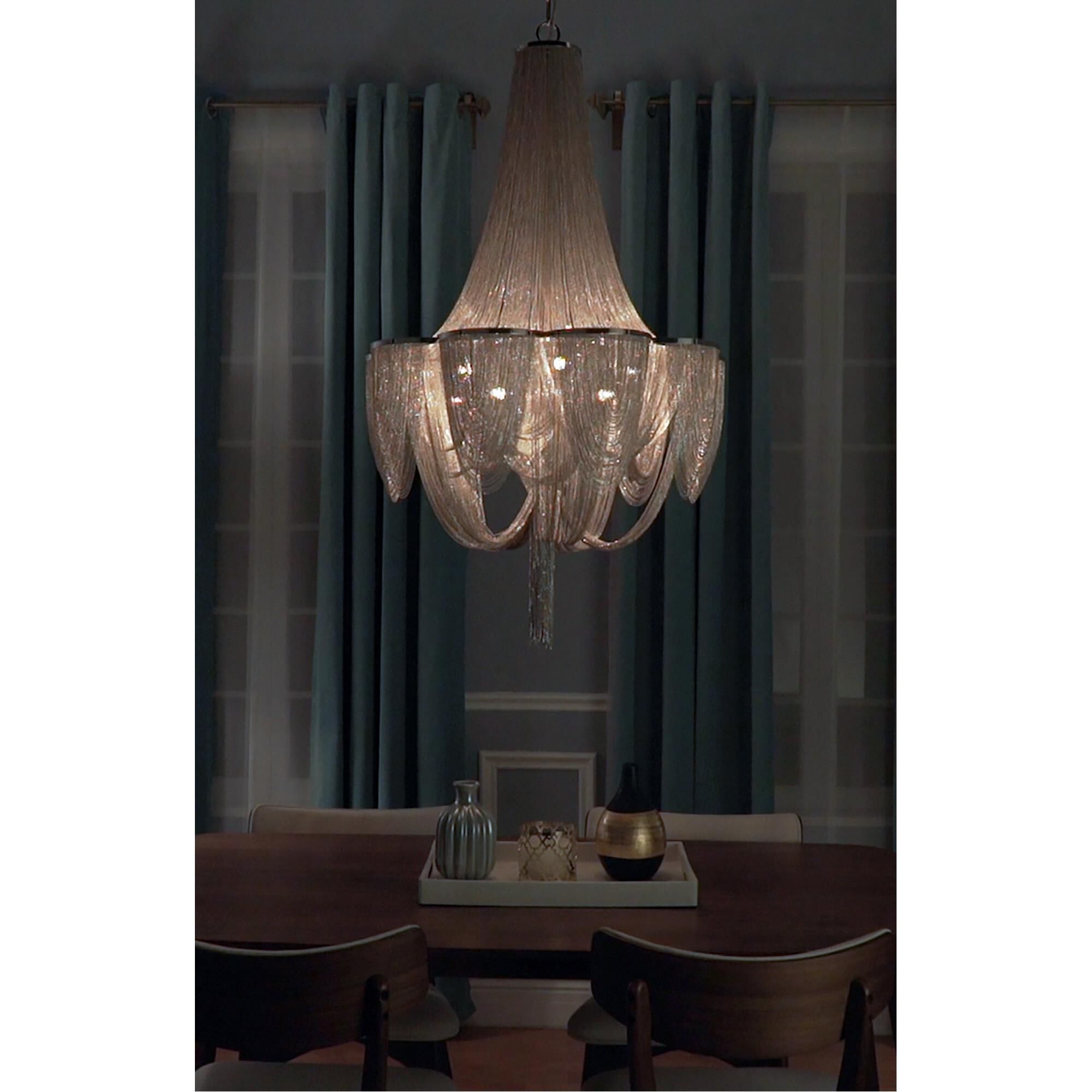 Chantilly 22 Inch 10 Light Mini Chandelier by Maxim Lighting