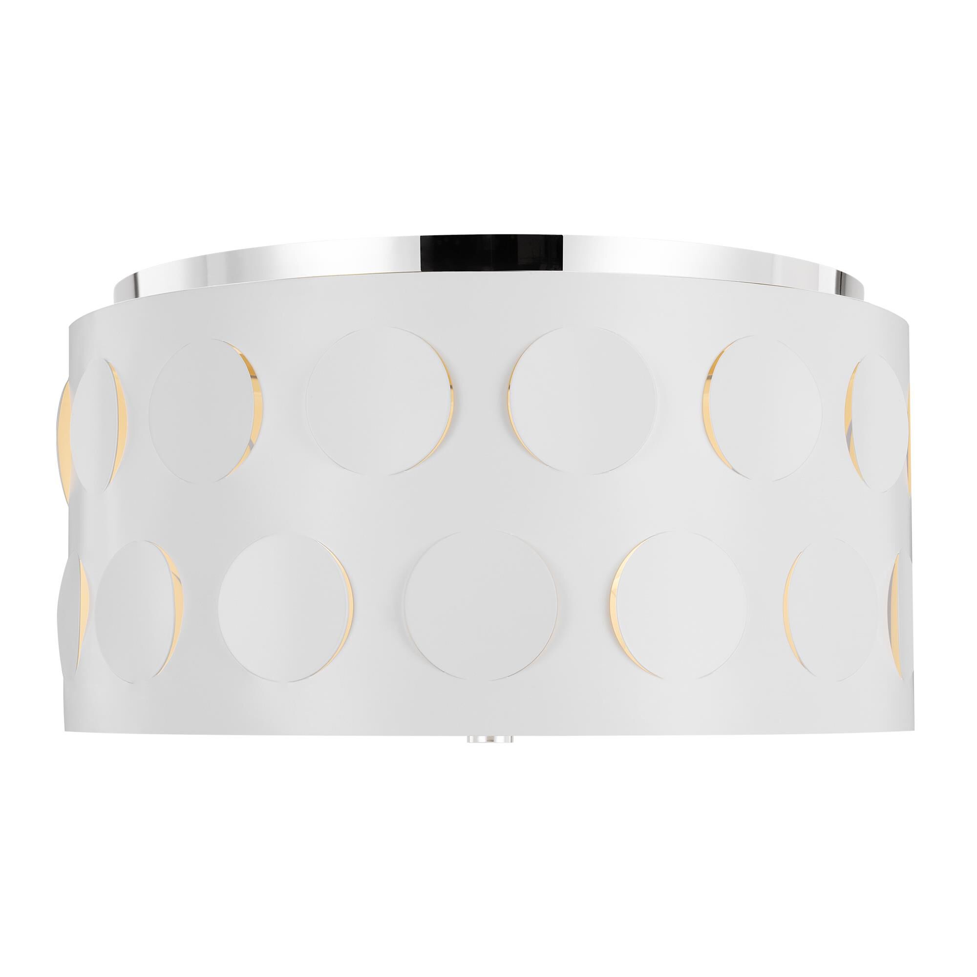 Shown in Polished Nickel finish and Etched glass