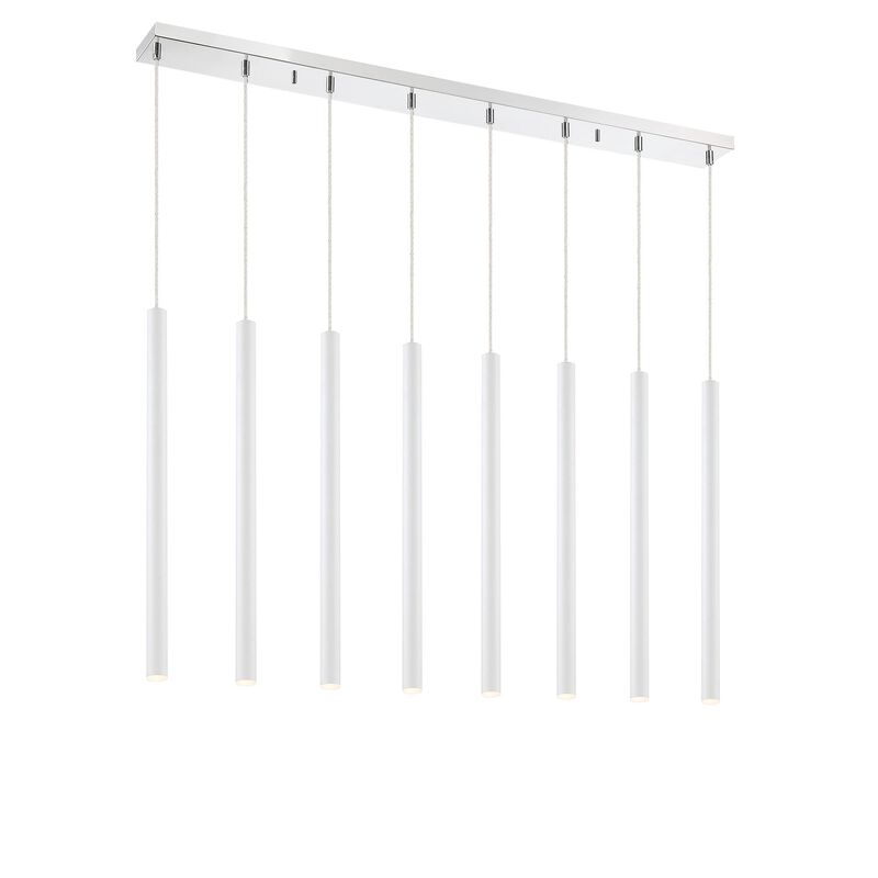 Forest 44 Inch 8 Light LED Linear Suspension Light by Z-Lite