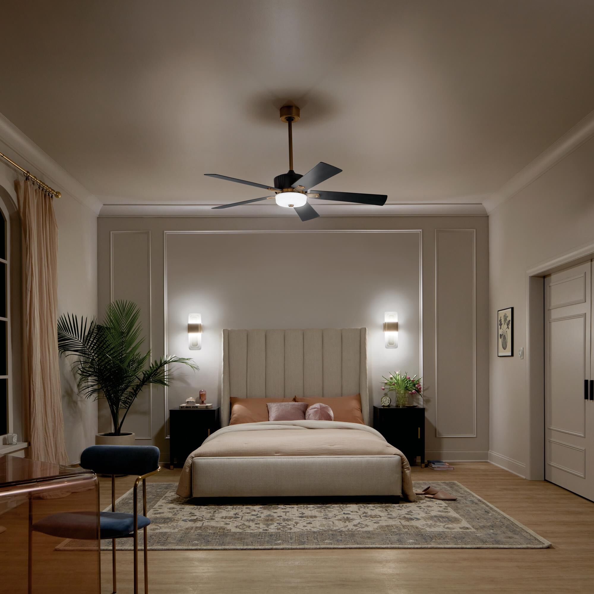 Icon 56 Inch Ceiling Fan with Light Kit by Kichler Lighting