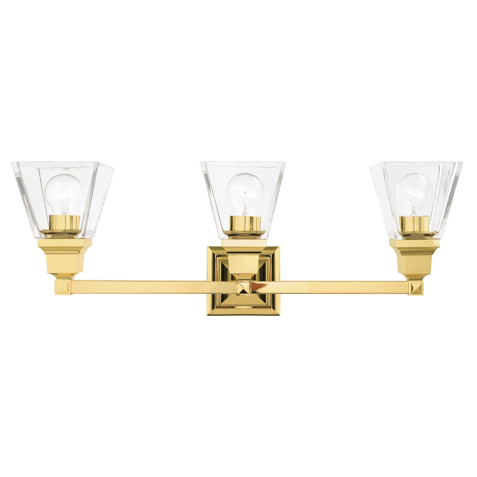 Mission 25 Inch 3 Light Bath Vanity Light by Livex Lighting