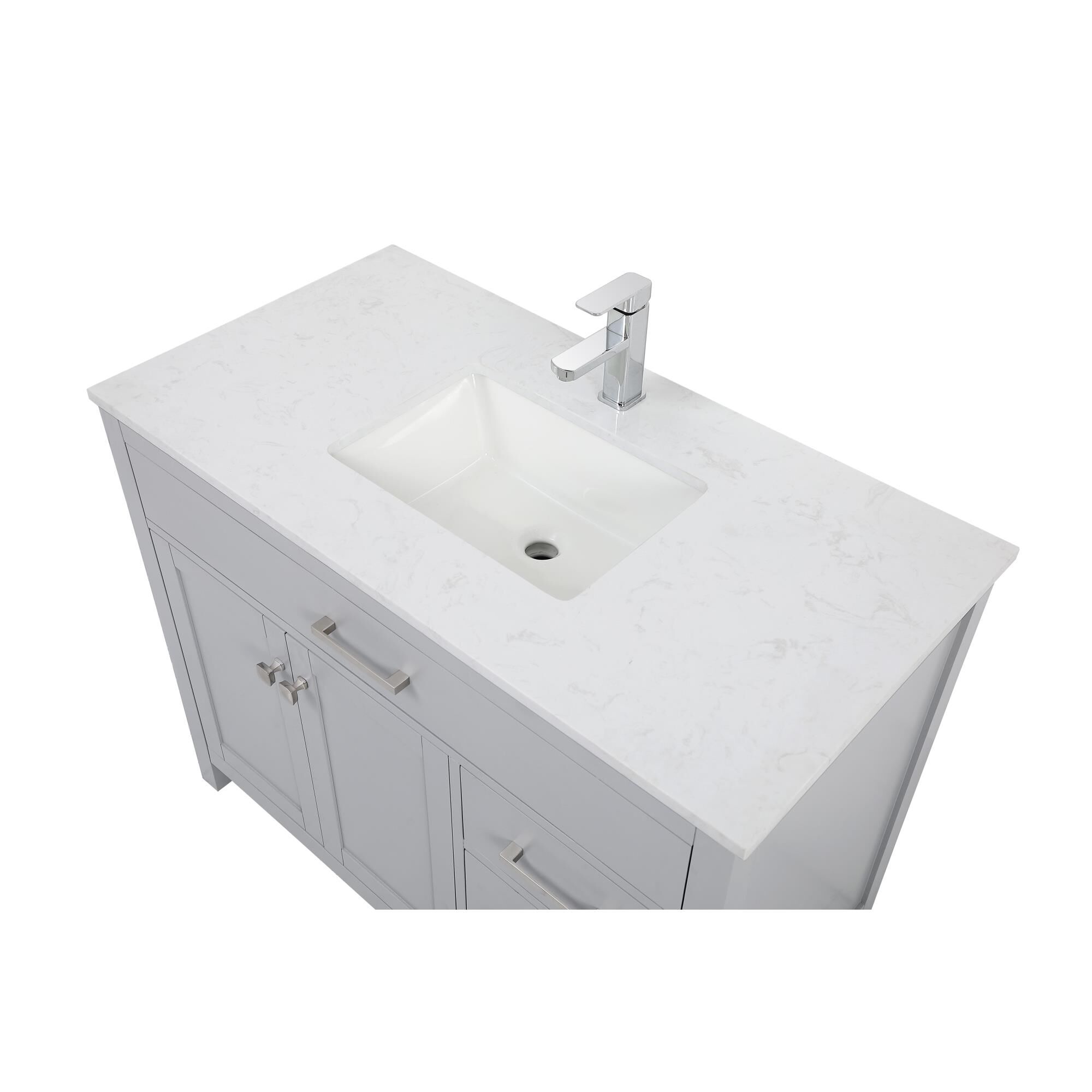 Shown in Grey finish