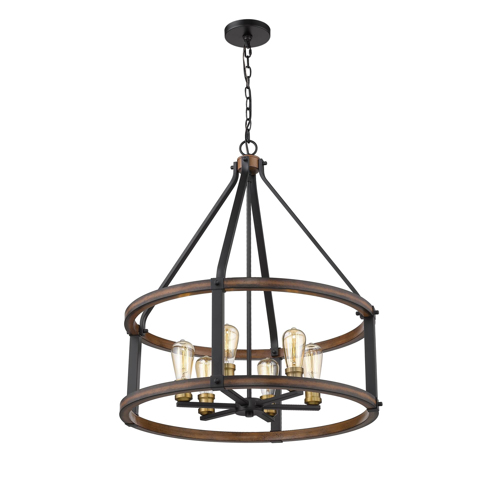 Kirkland 25 Inch 6 Light Chandelier by Z-Lite
