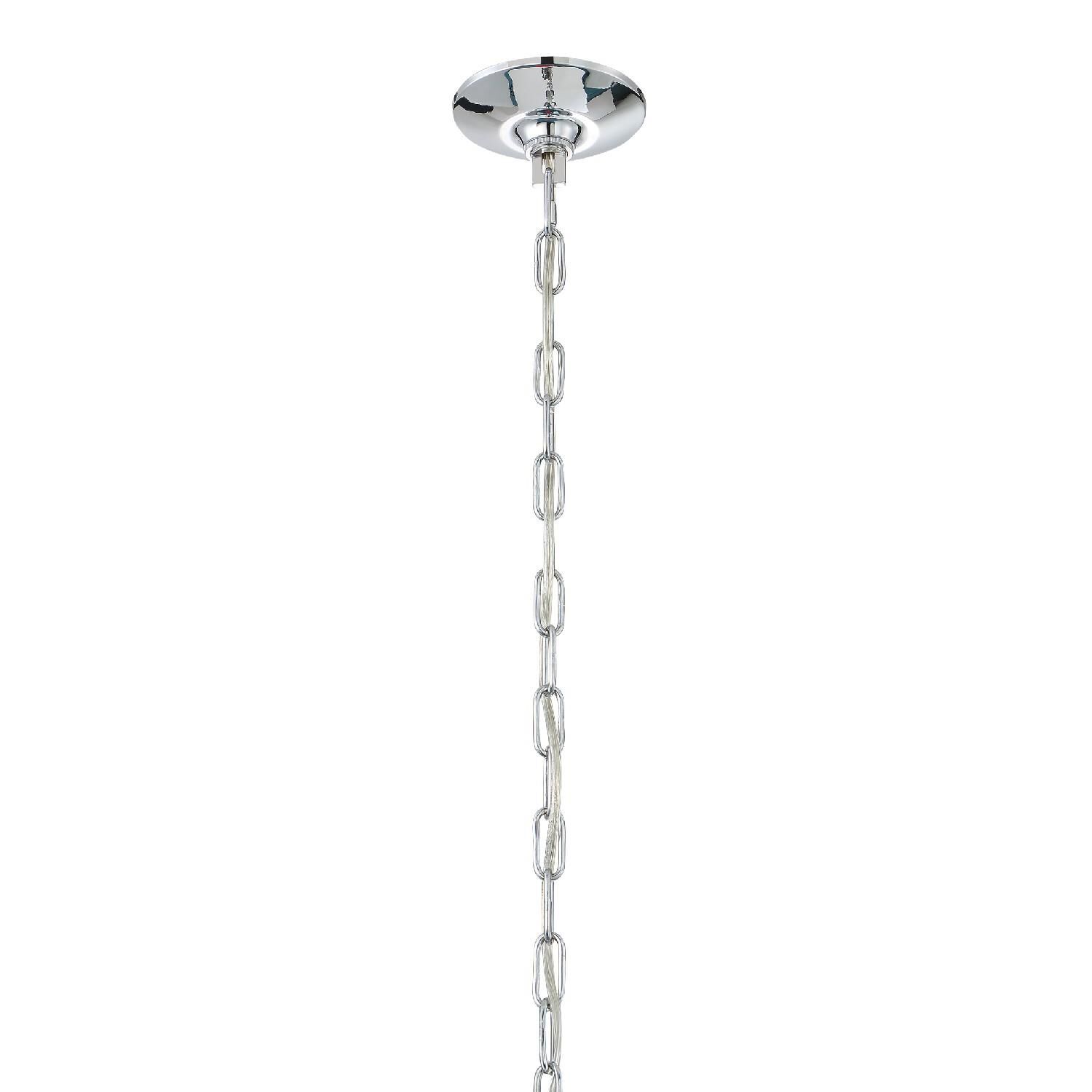 Roslyn 22 Inch 9 Light Mini Chandelier by Crystorama