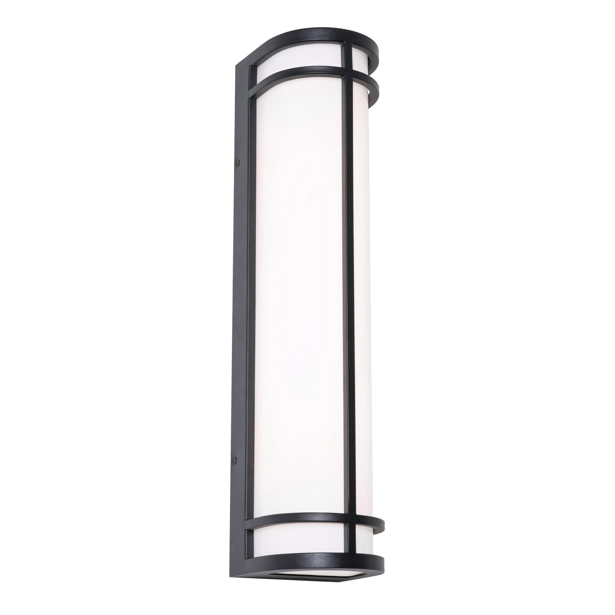 Shown in Black finish and White Acrylic Diffuser glass