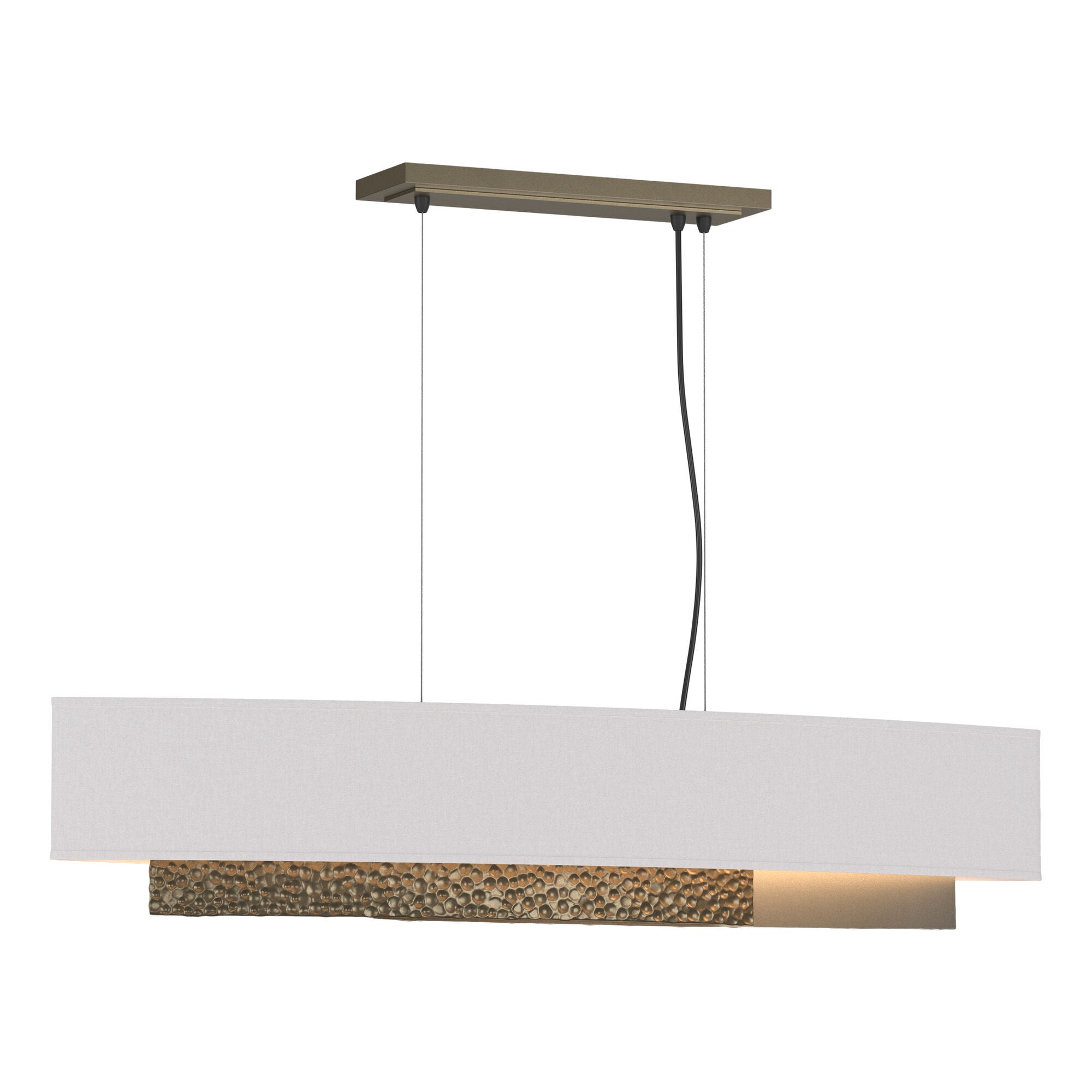 Shown in Soft Gold finish and Flax shade