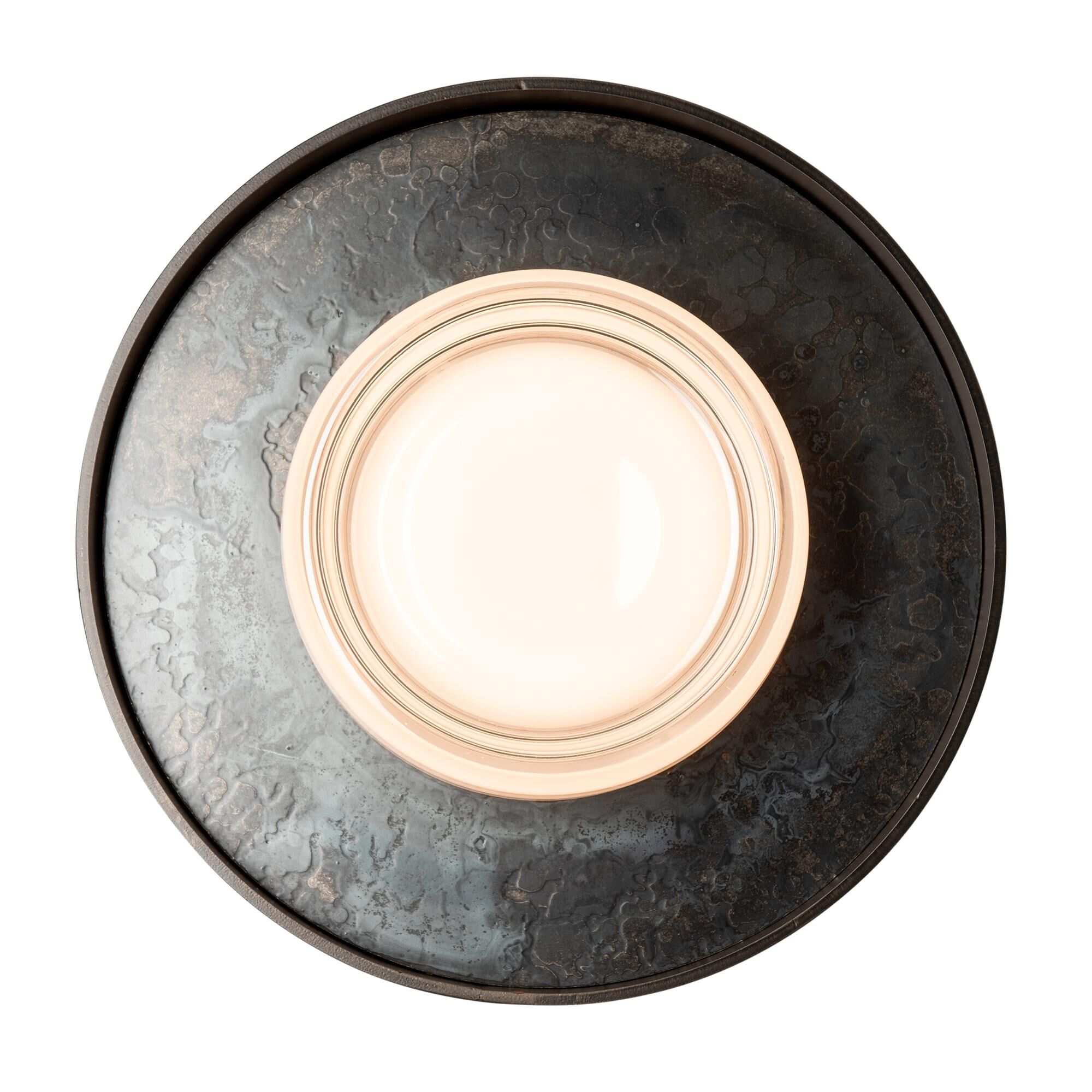 Shown in Dark Smoke finish and Clear shade and Clear Steel accent