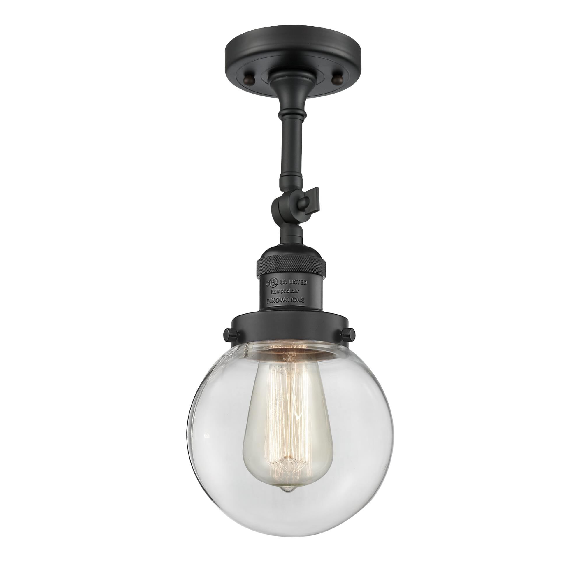 Bruno Marashlian Beacon 6 Inch 1 Light Semi Flush Mount by Innovations Lighting