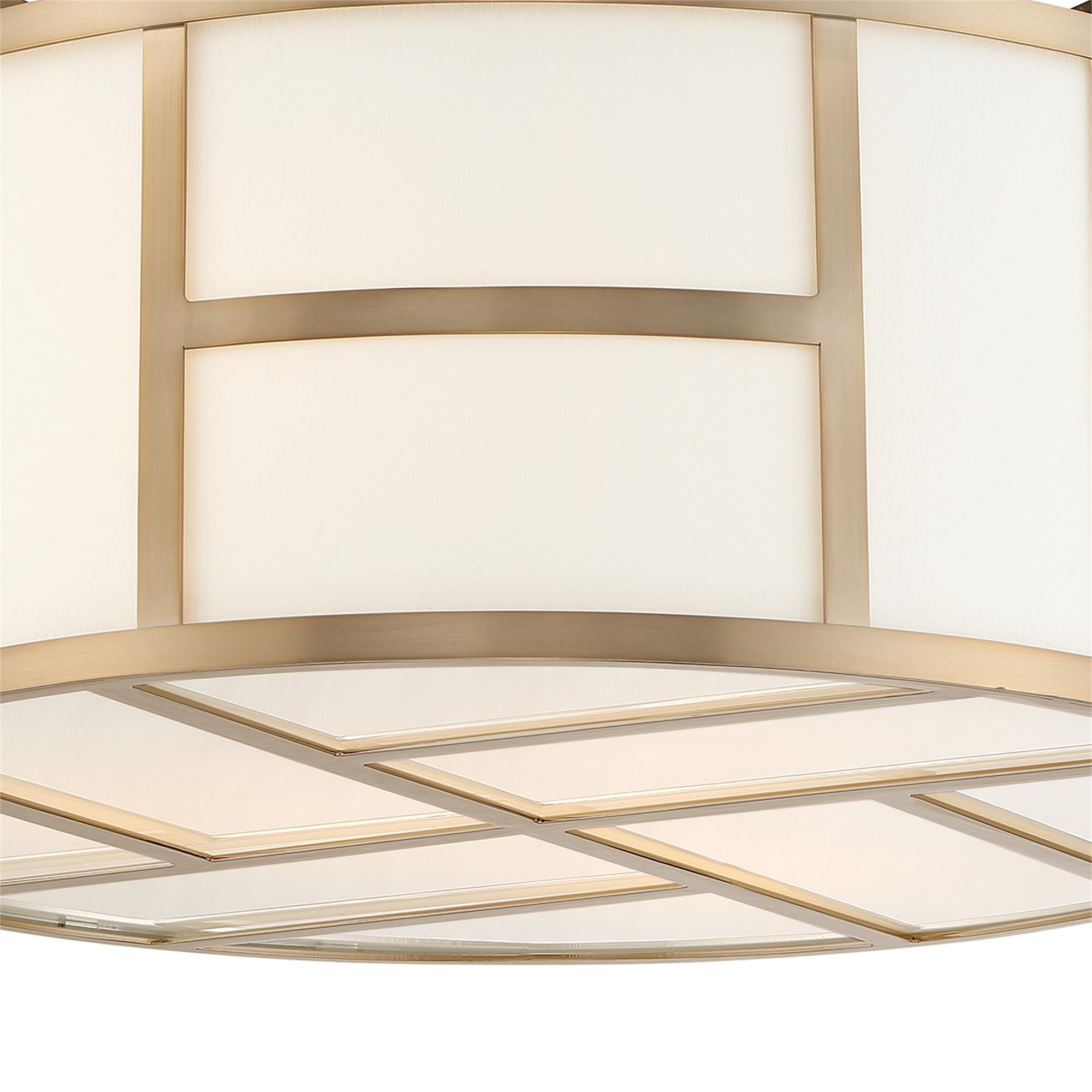Libby Langdon Danielson 17 Inch 3 Light Semi Flush Mount,