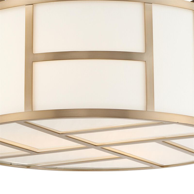 Libby Langdon Danielson 17 Inch 3 Light Semi Flush Mount by Crystorama