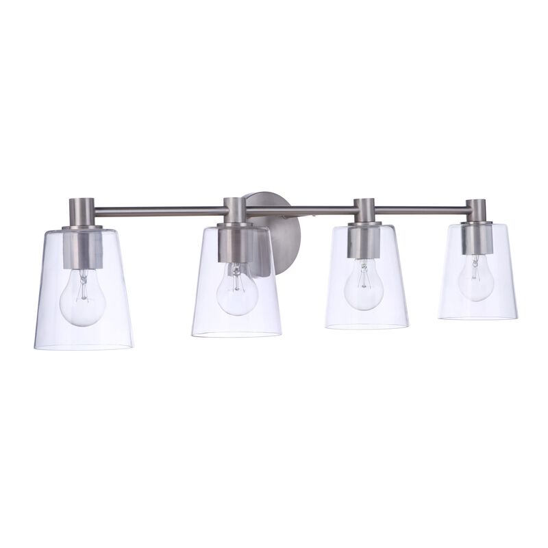 Emilio 32 Inch 4 Light Bath Vanity Light by Craftmade