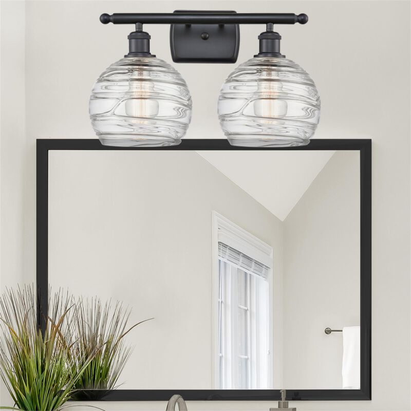 Bruno Marashlian Athens Deco Swirl 18 Inch Bath Vanity Light by Innovations Lighting