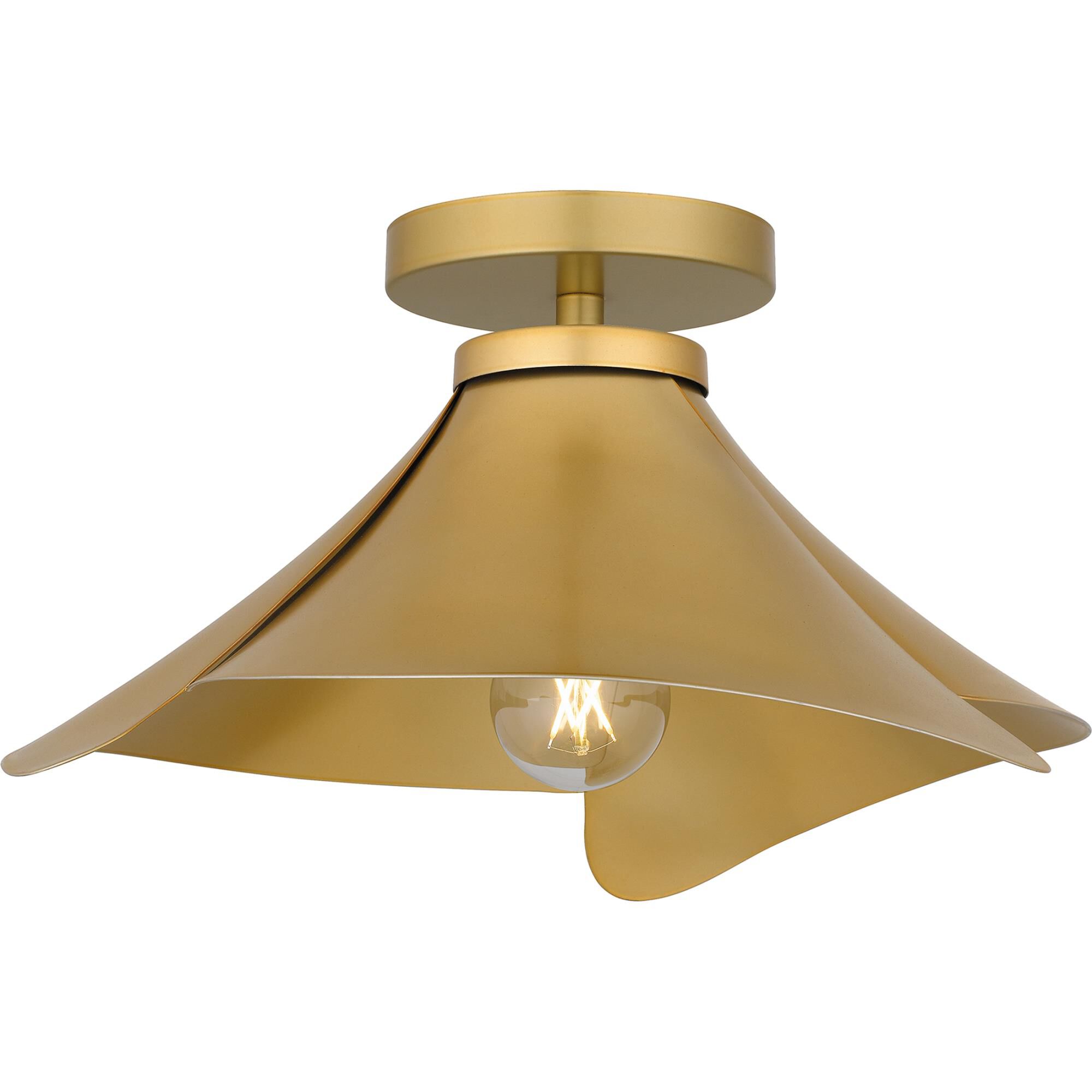 Shown in Light Gold finish and Metal shade