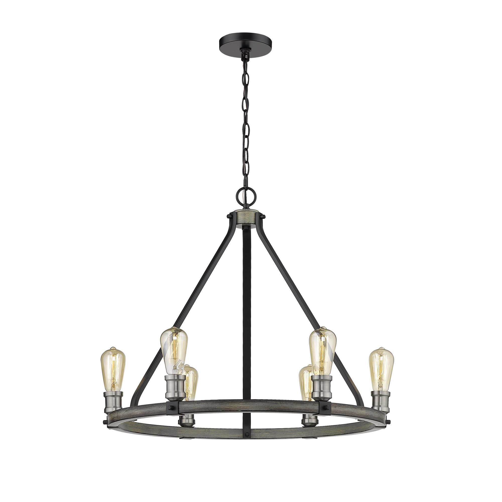 Kirkland 25 Inch 6 Light Chandelier by Z-Lite