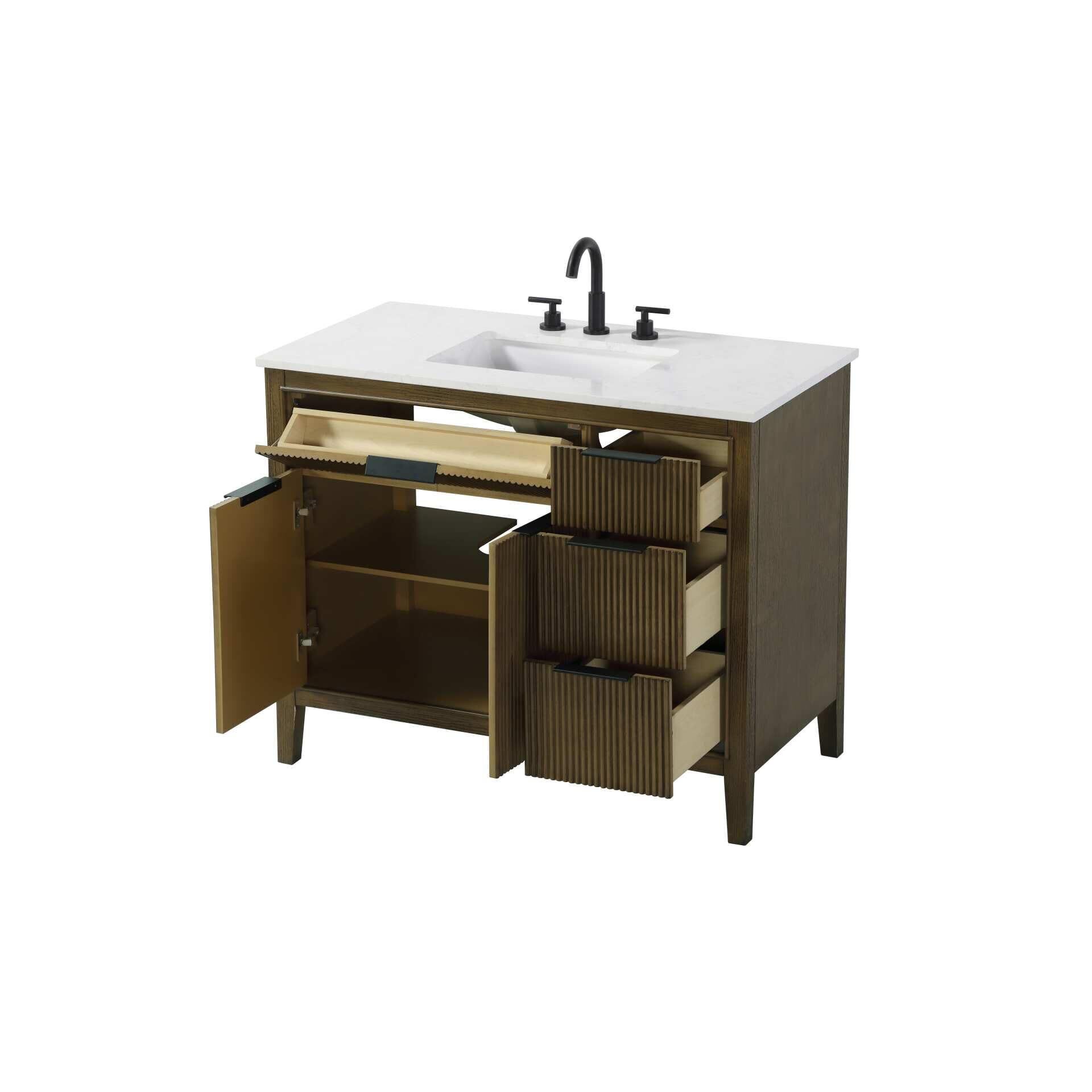 Langston 42 Inch Bath Vanity by Elegant Decor