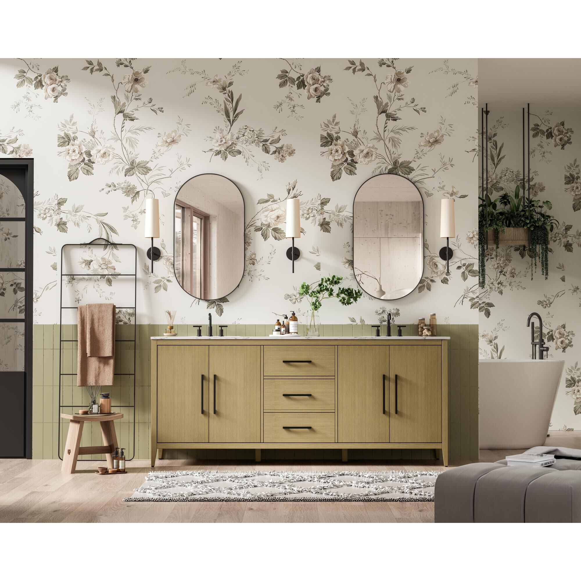 Millie 84 Inch Bath Vanity by Elegant Dcor