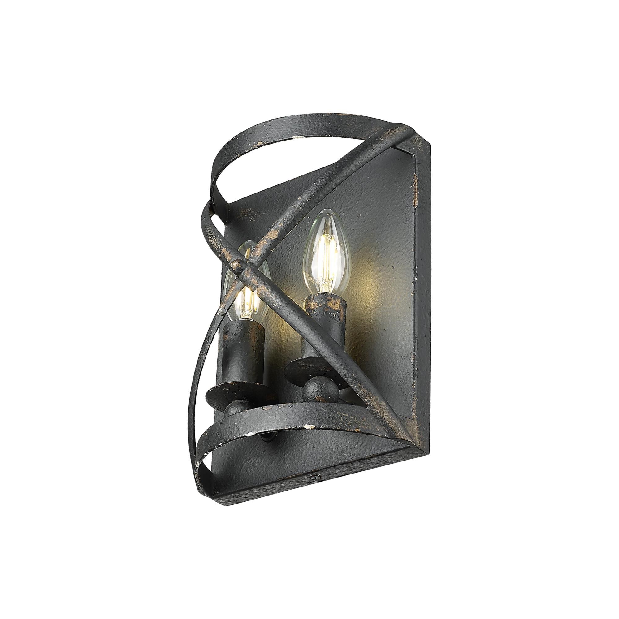 Shown in Antique Black Iron finish