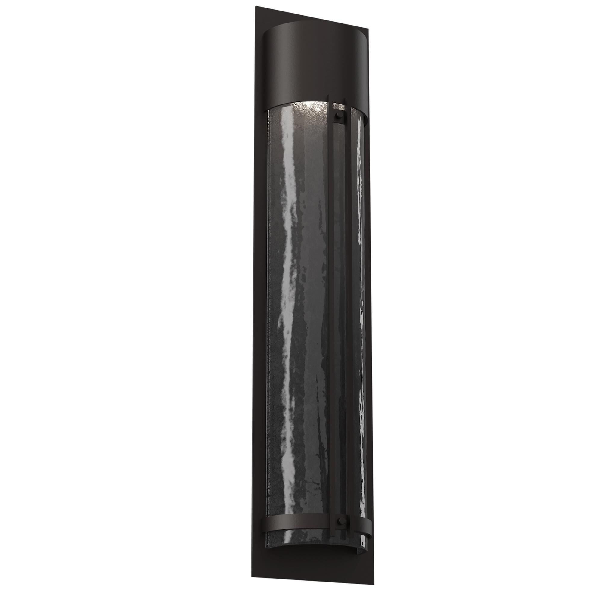 Shown in Statuary Bronze finish and Smoke Granite glass