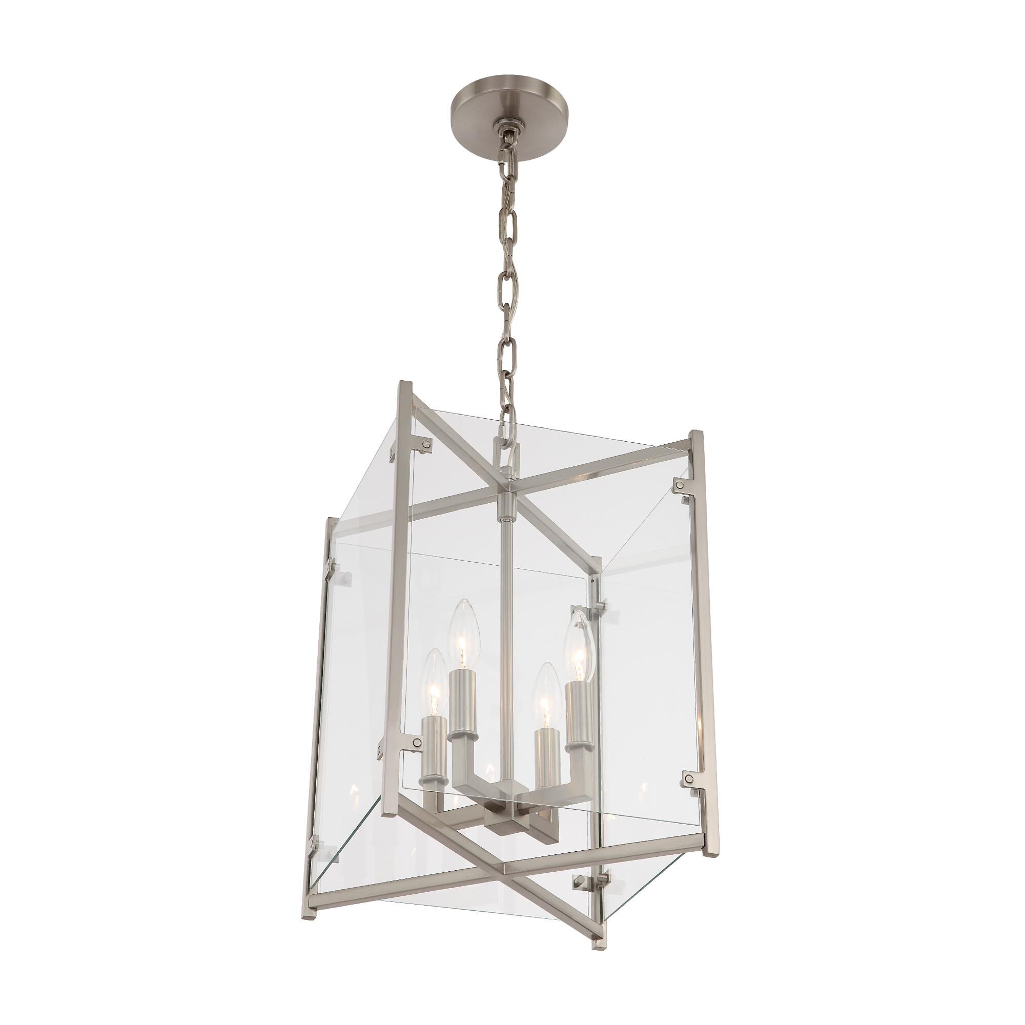 Danbury 12 Inch 4 Light Chandelier by Crystorama