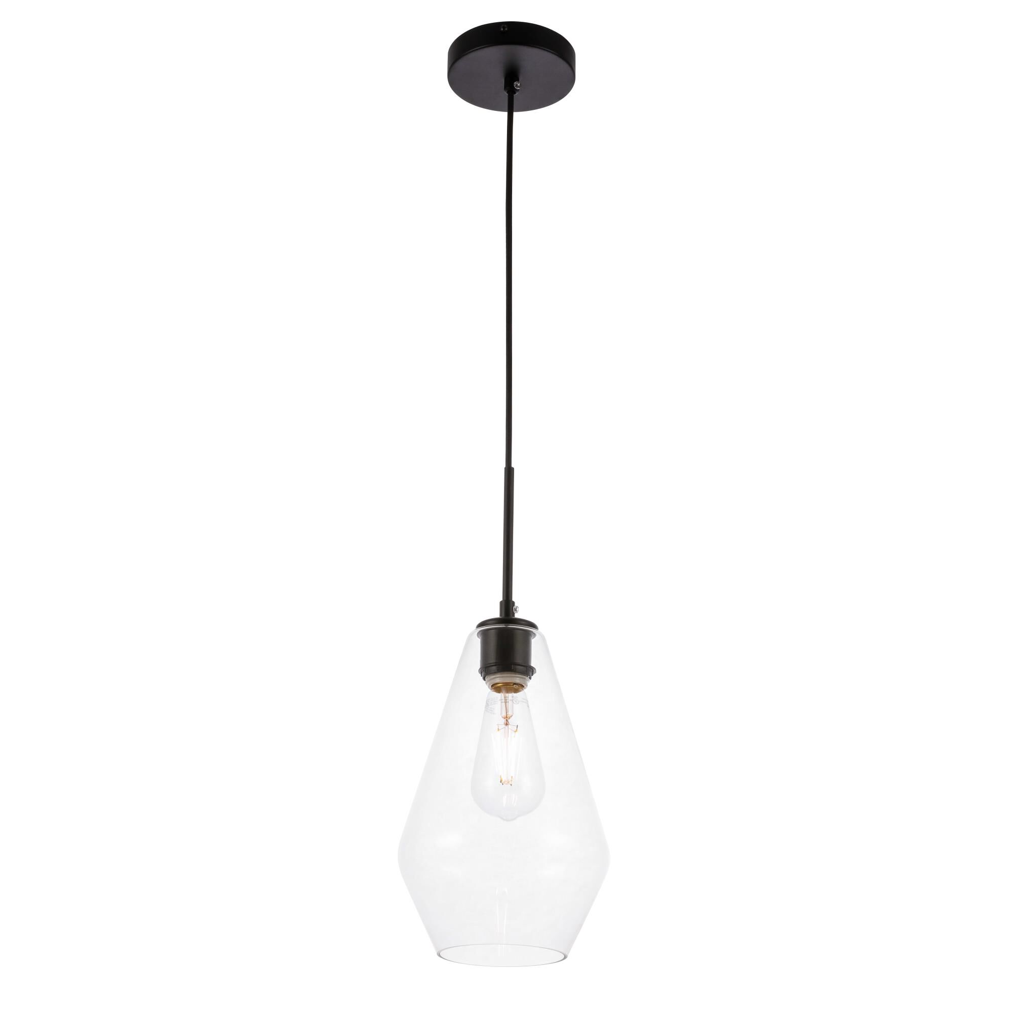 Gene 7 Inch Mini Pendant by Elegant Lighting