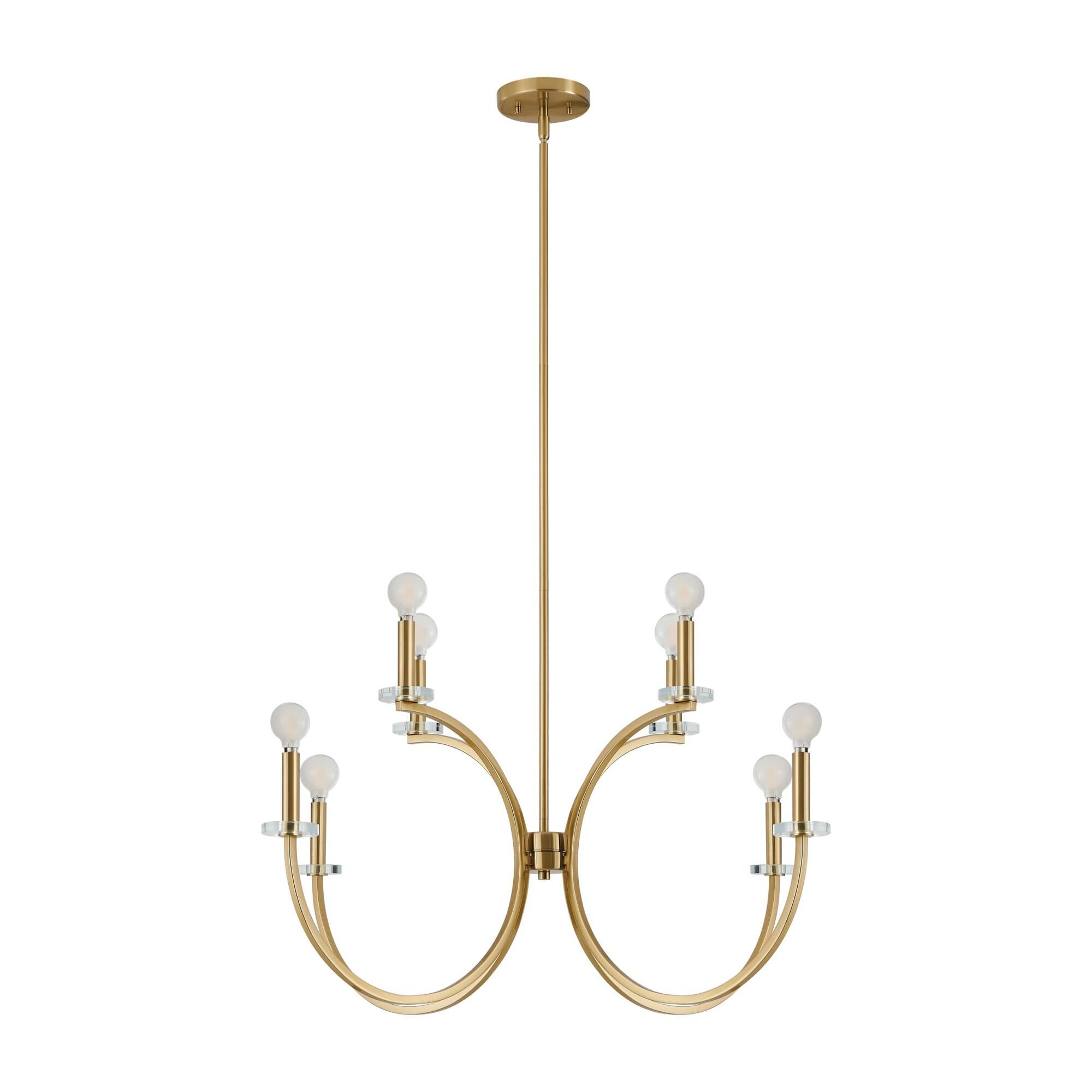 Shown in Brushed Gold finish