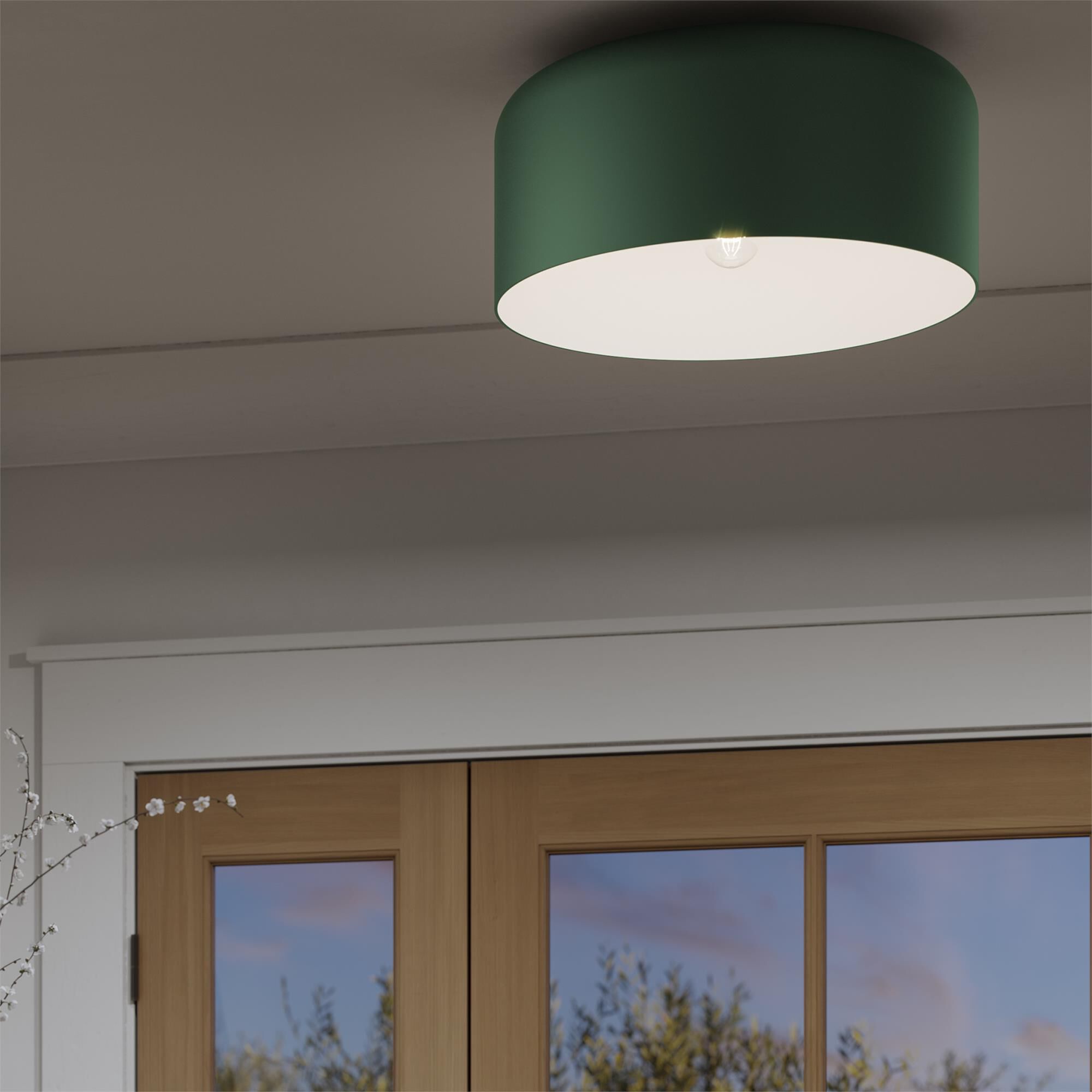 Sean Lavin Malone 15 Inch 1 Light Flush Mount by Visual Comfort Studio Collection
