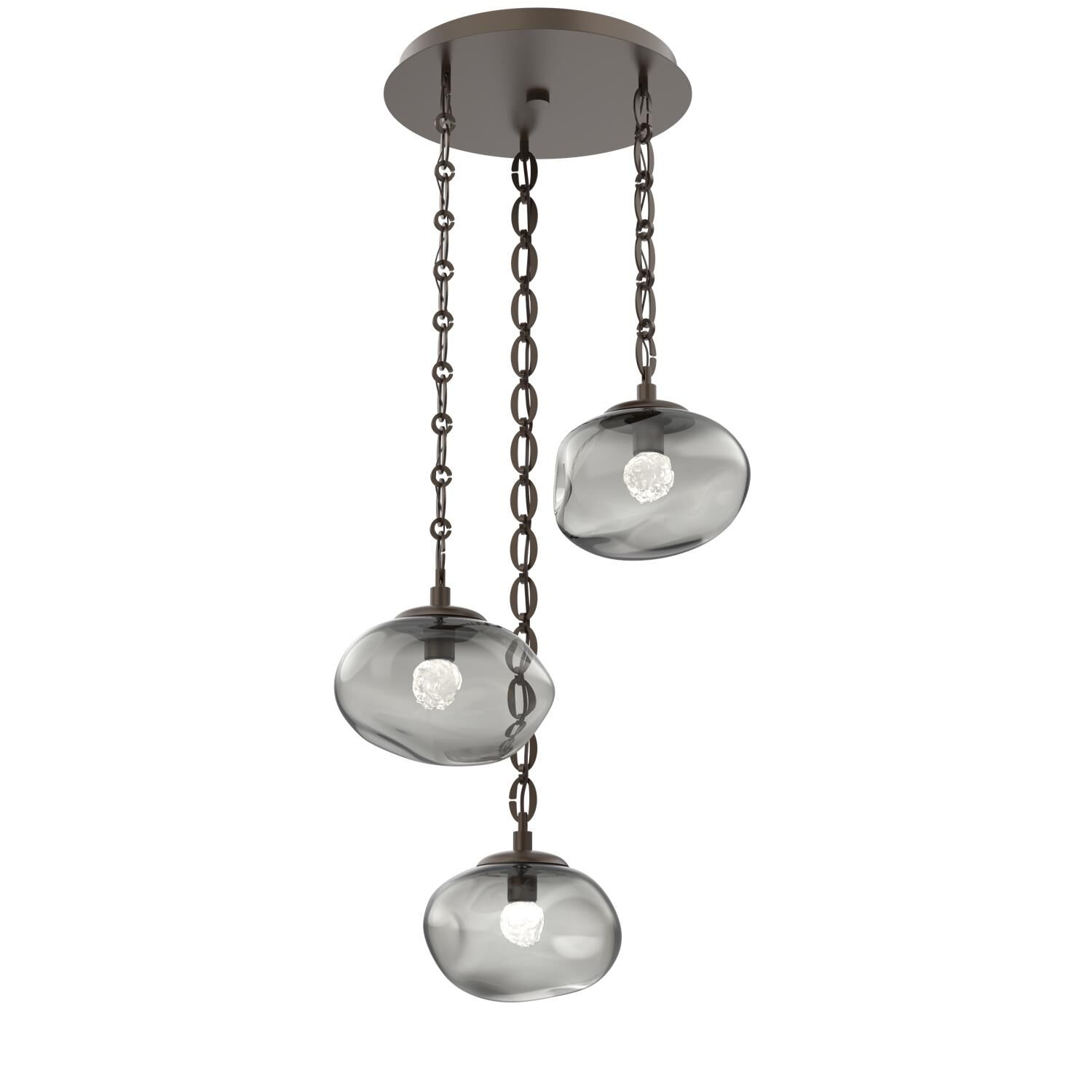 Levi Wilson Nova Led 22 Inch Multi Light Pendant by Hammerton Studio