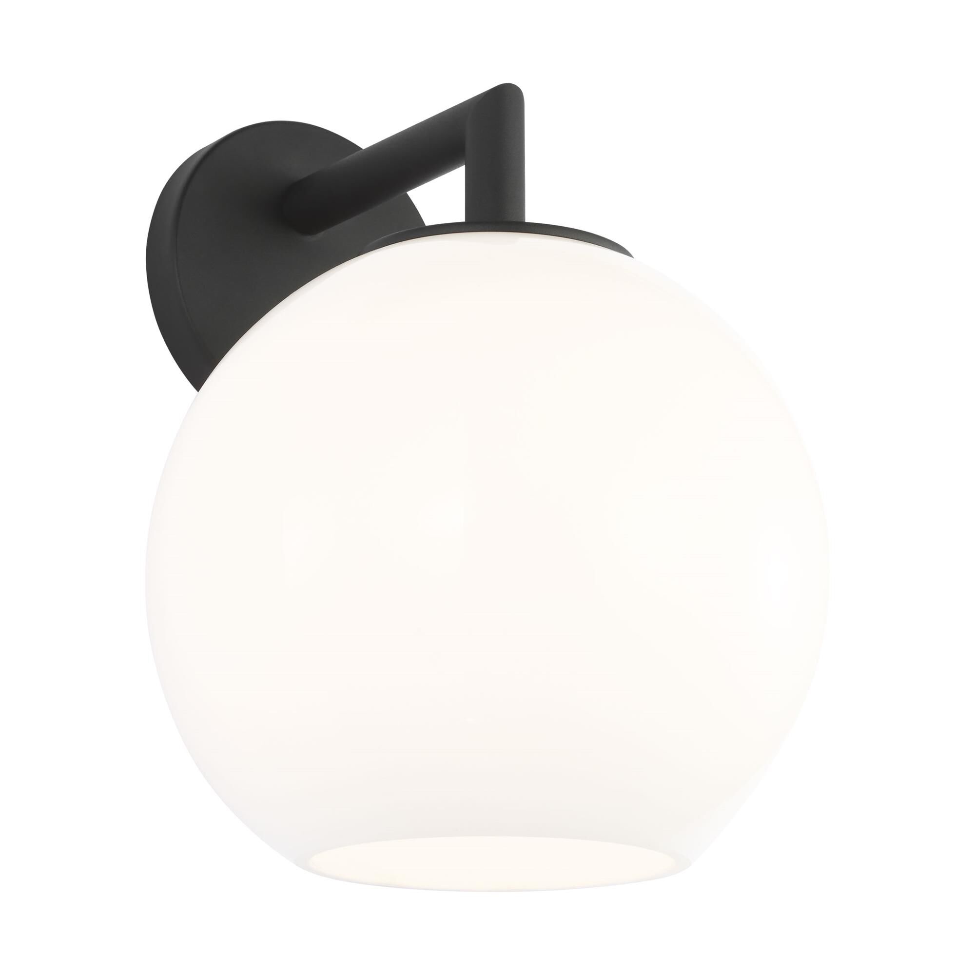 Shown in Textured Black finish and Milk glass and Milk Glass shade