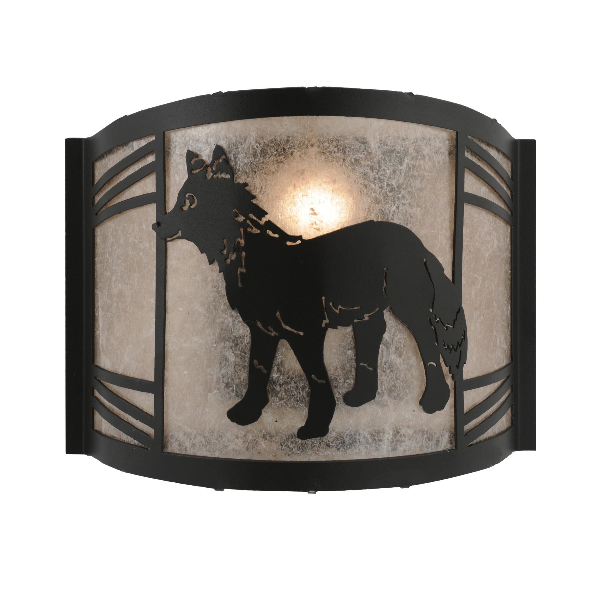 Fox On The Loose 11 Inch Wall Sconce by Meyda Lighting