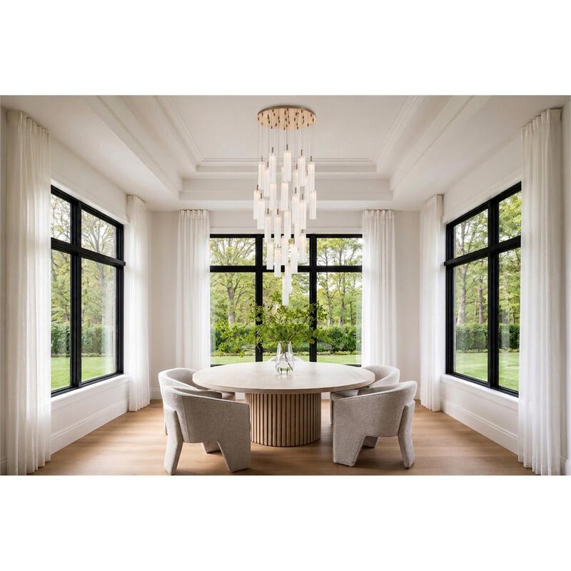Addis 26 Inch Multi Light Pendant by Crystorama