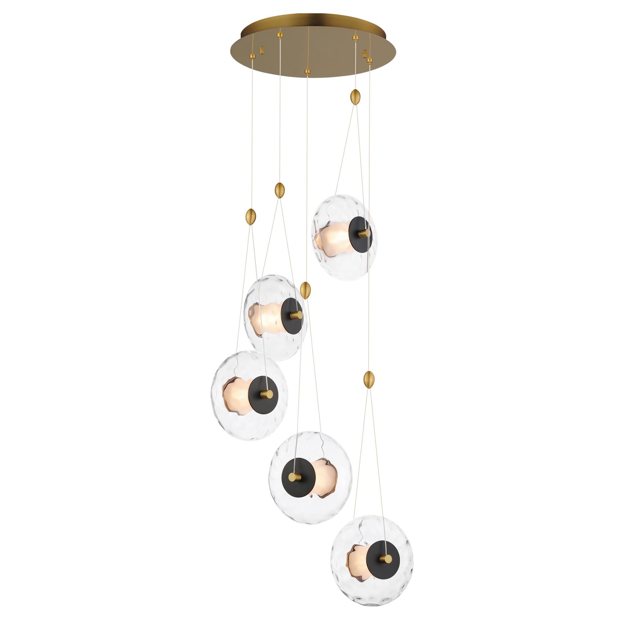 Amulet 20 Inch Multi Light Pendant by ET2 Lighting