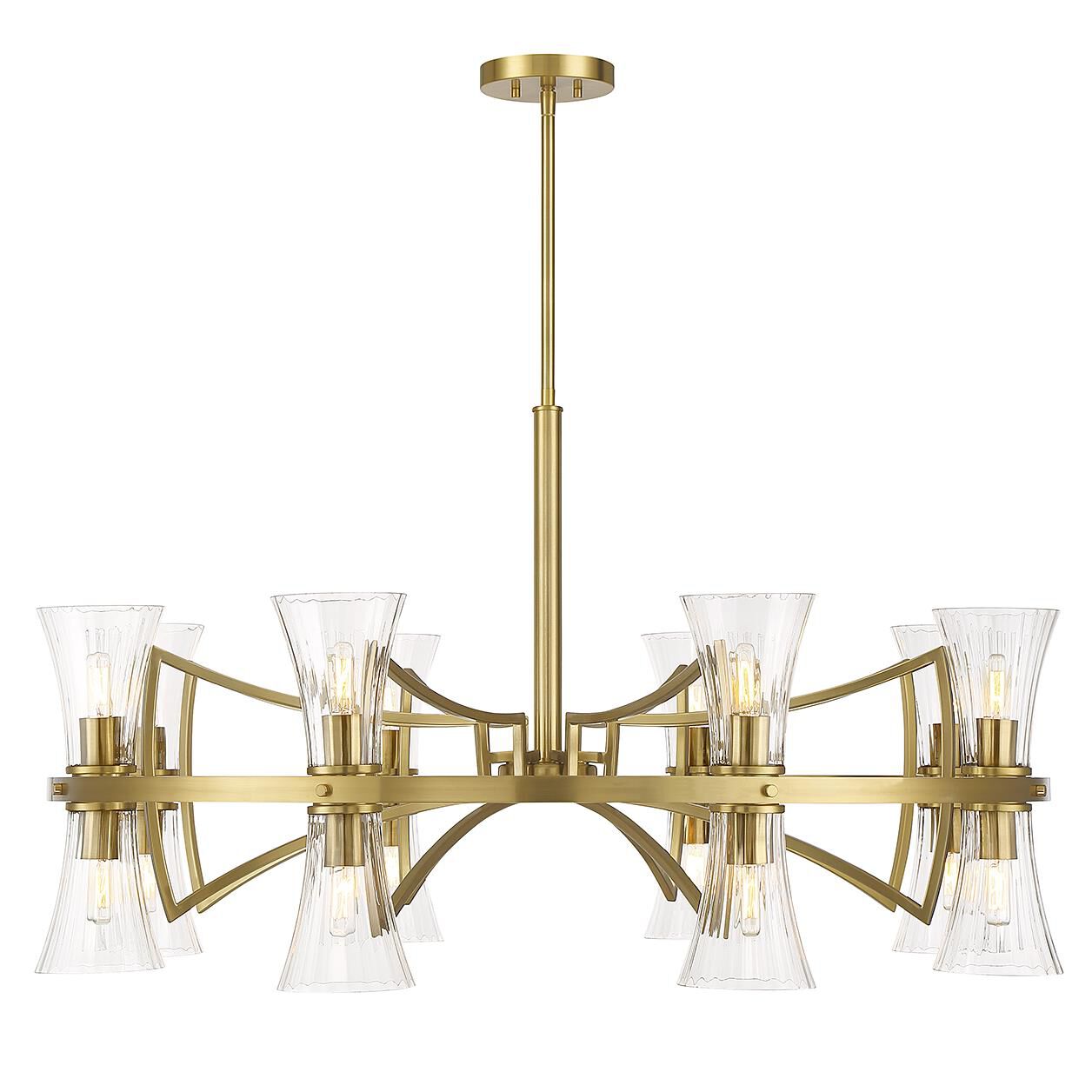 Bennington 45 Inch 16 Light Chandelier by Savoy House