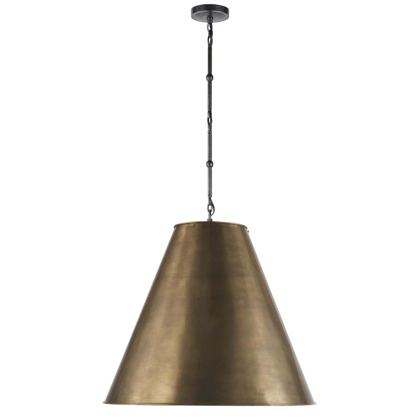 Shown in Bronze finish and Antique Brass shade