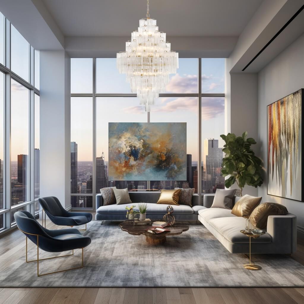 Shown in Aged Brass finish and Tronchi Glass Clear crystal