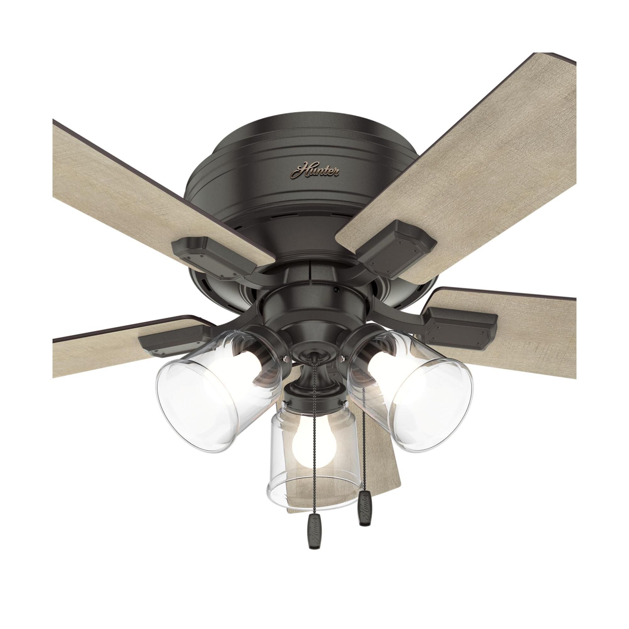 Crestfield Flush Mount Fan by Hunter Fan