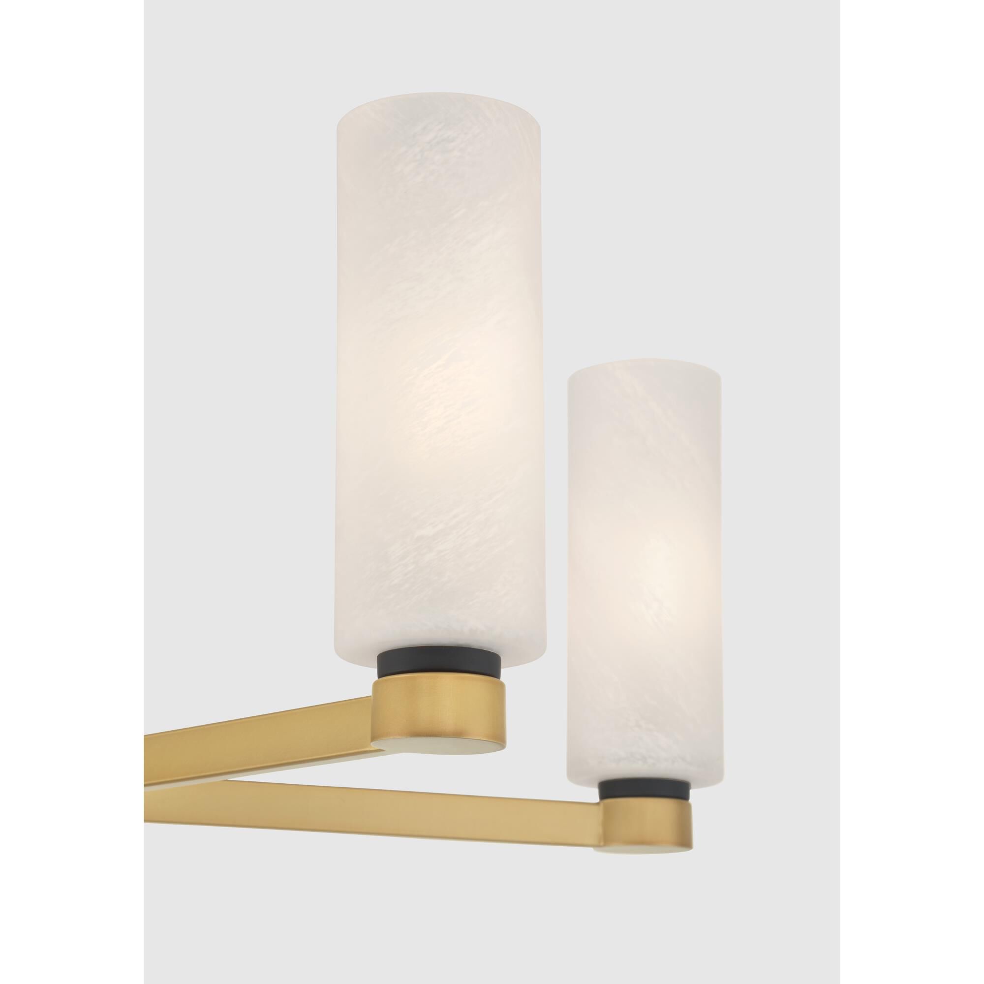 Shown in Legacy Brass finish and Etched Alabaster glass