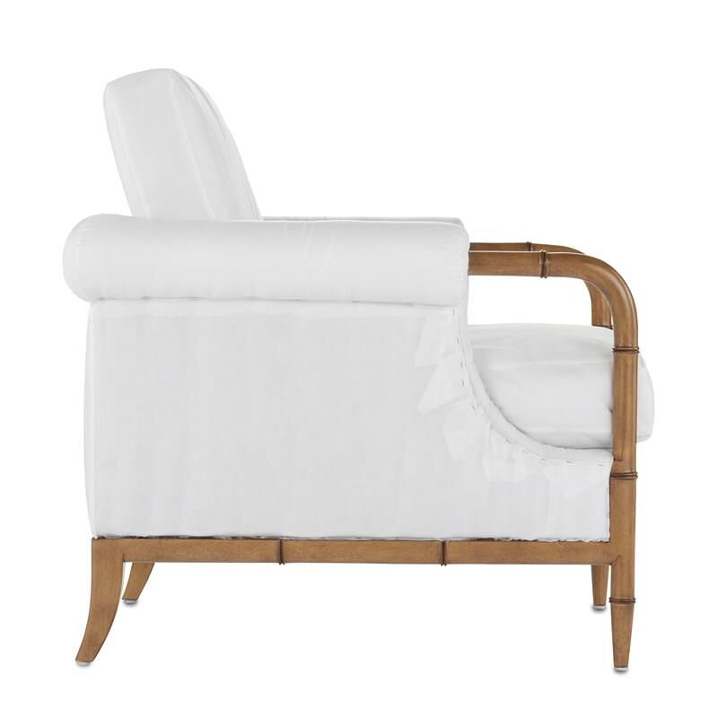 Merle Muslin Side Chair by Currey and Company