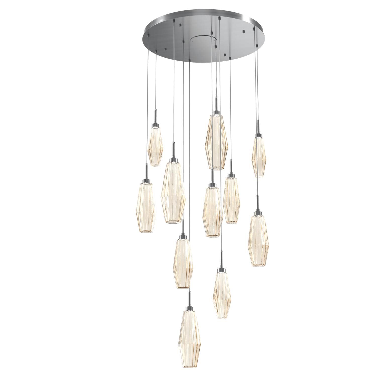 Aalto 33 Inch 11 Light LED Multi Light Pendant by Hammerton Studio